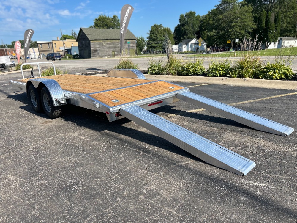 2025 Legend 7x20 Aluminum Open Car Hauler Trailer Utility Trailer