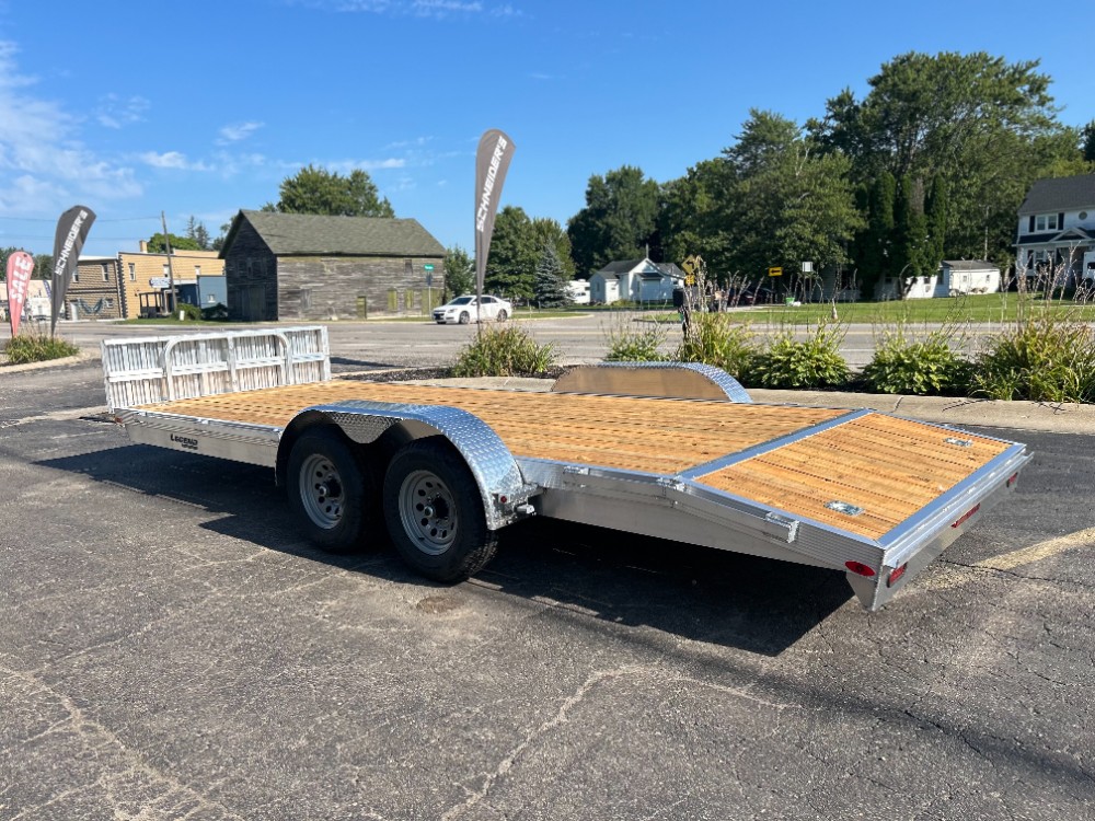 2025 Legend 7x20 Aluminum Open Car Hauler Trailer Utility Trailer