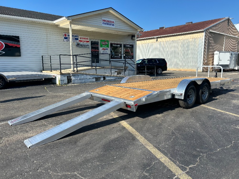 2025 Legend 7x20 Aluminum Open Car Hauler Trailer Utility Trailer