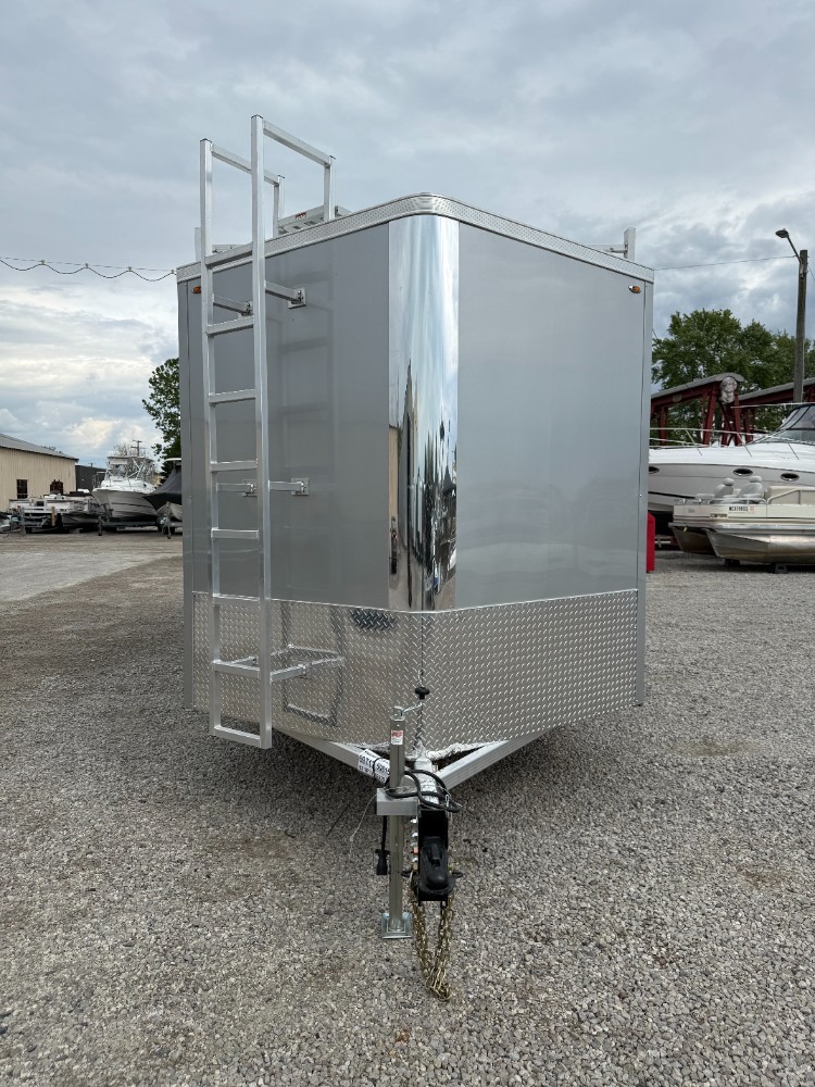 2026 Legend 8X19 Flat Top V-Nose Tandem Axle Enclosed Cargo / Contractor Trailer Cargo Trailer
