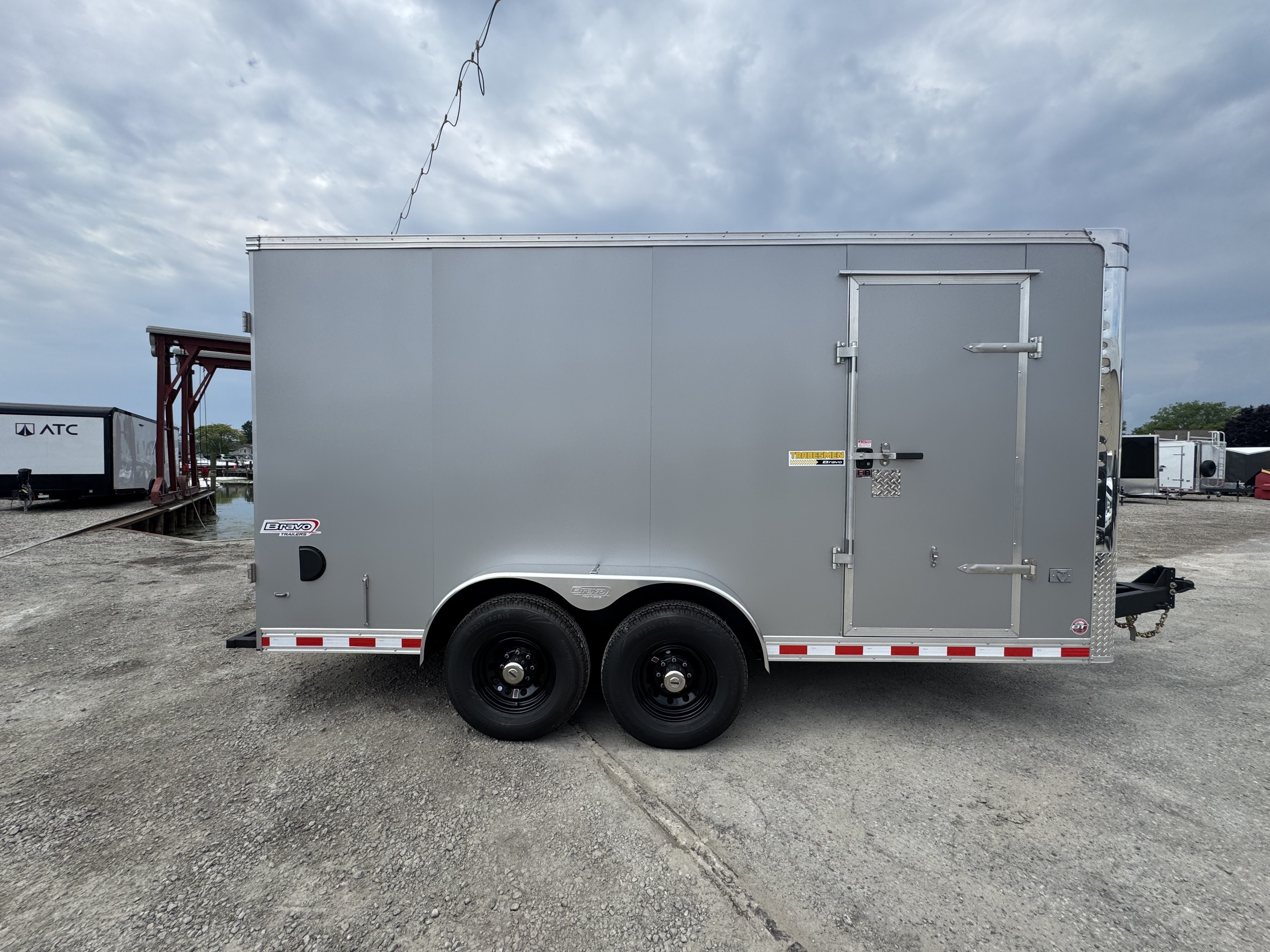 2025 Bravo 7X16 Tradesmen Tandem Axle Enclosed Cargo / Contractor Trailer New Unit Sales