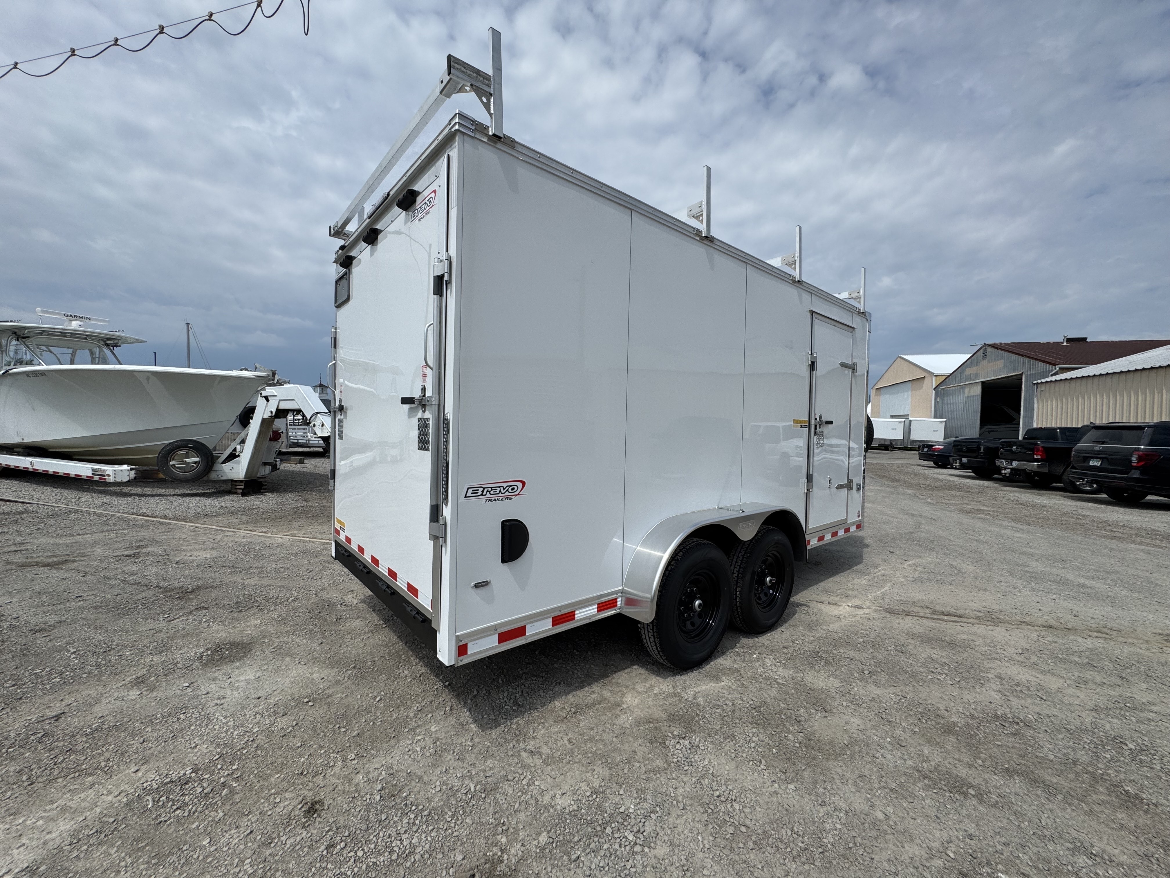 2025 Bravo 7X16 Tradesmen Tandem Axle Enclosed Cargo / Contractor Trailer New Unit Sales
