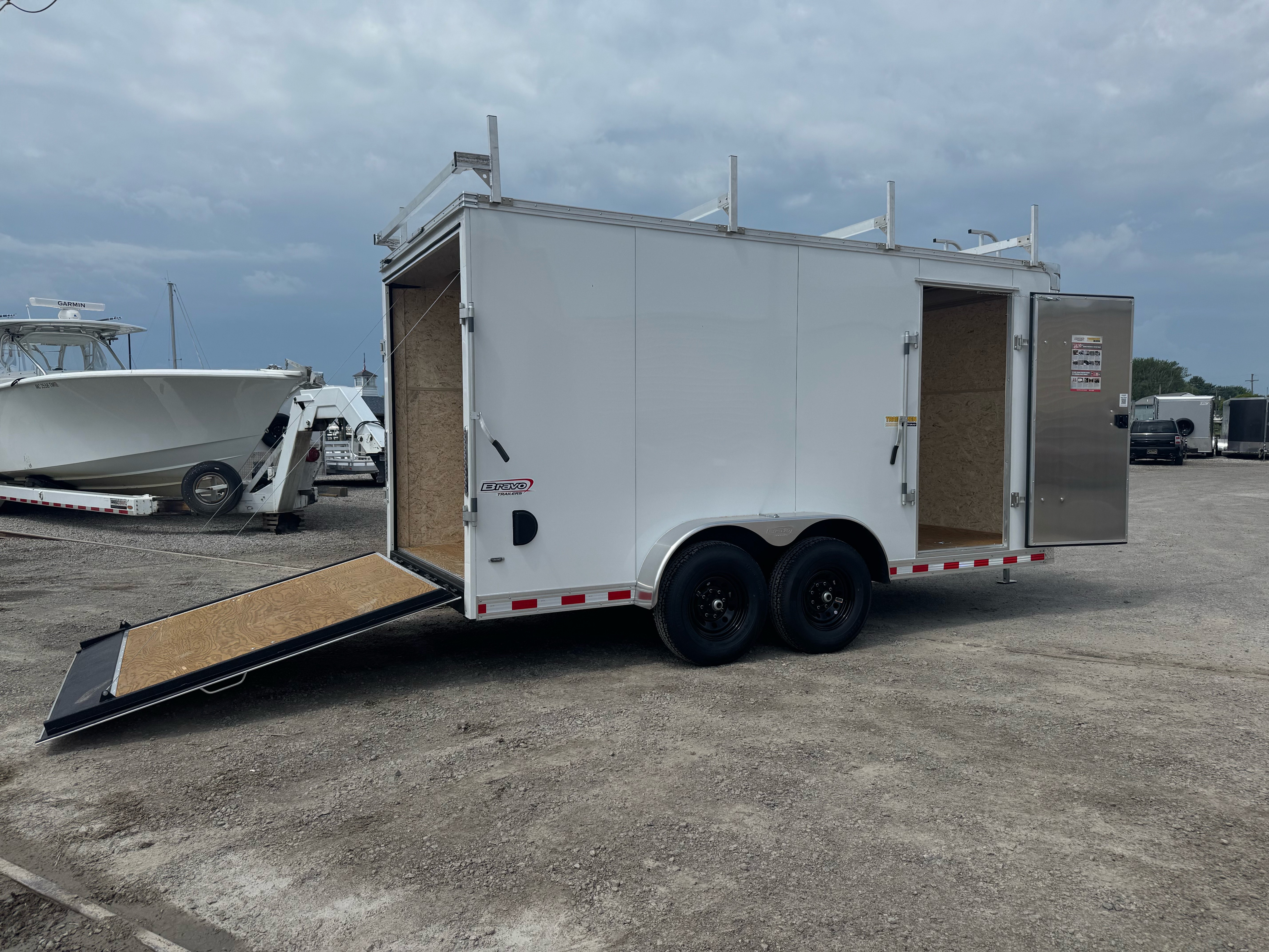 2025 Bravo 7X16 Tradesmen Tandem Axle Enclosed Cargo / Contractor Trailer New Unit Sales