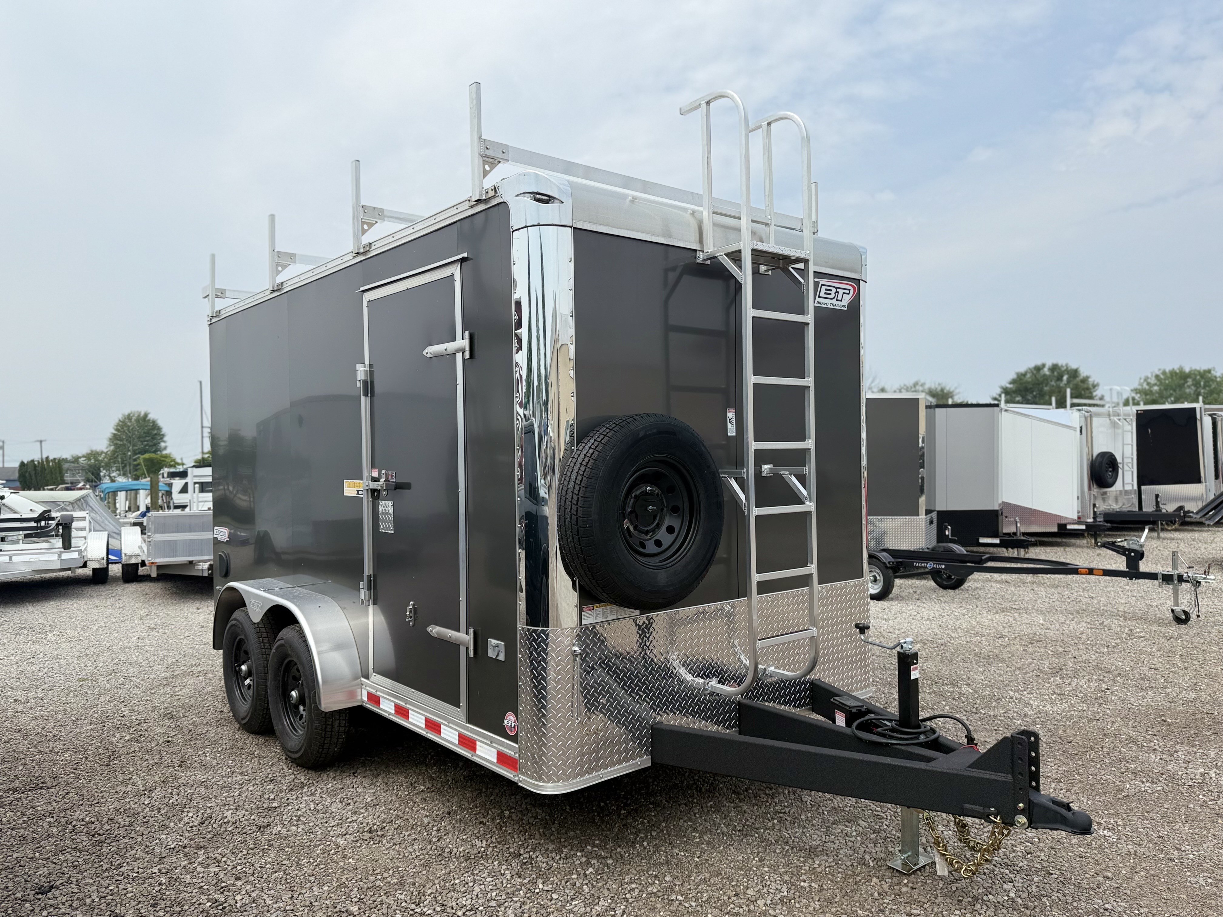 2025 Bravo 7X14 Tradesmen Tandem Axle Enclosed Cargo / Contractor Trailer New Unit Sales