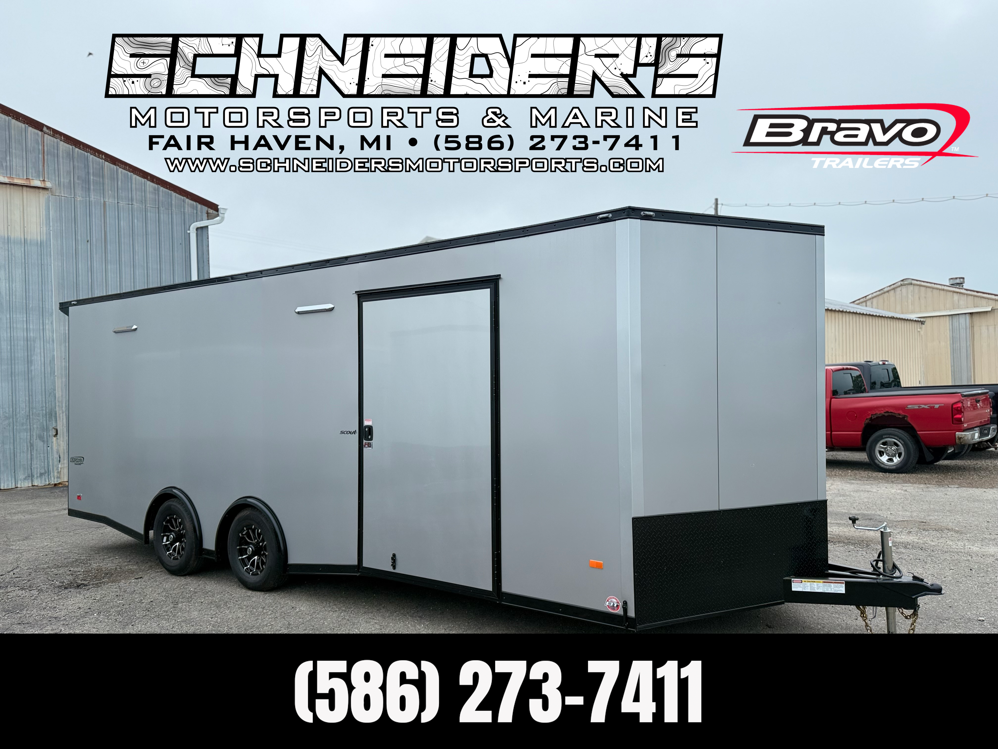 2025 Bravo 8.5X22 Scout Performance Tandem Axle Enclosed Cargo Trailer New Unit Sales