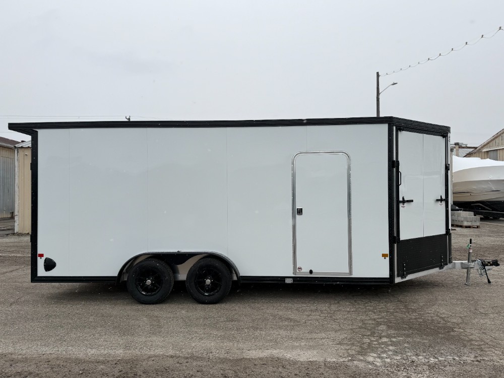 2026 Ez Hauler EZES 7.5X18 Enclosed Snowmobile Trailer Cargo Trailer