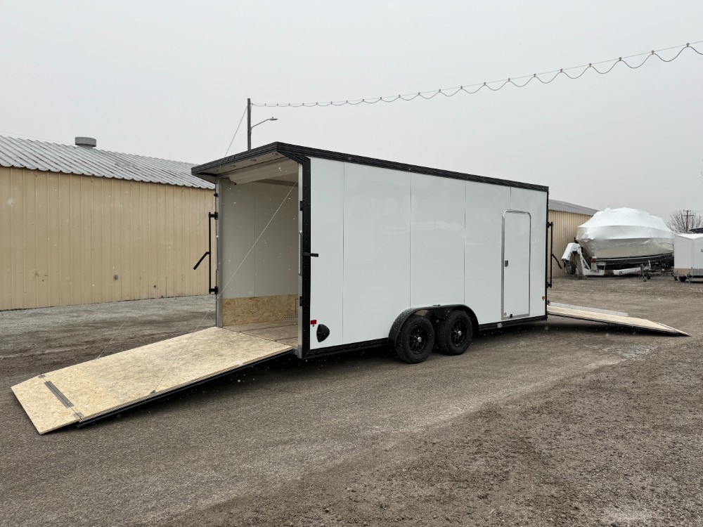 2026 Ez Hauler EZES 7.5X18 Enclosed Snowmobile Trailer Cargo Trailer