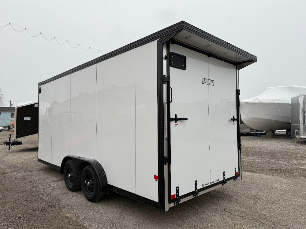 2026 Ez Hauler EZES 7.5X18 Enclosed Snowmobile Trailer Cargo Trailer