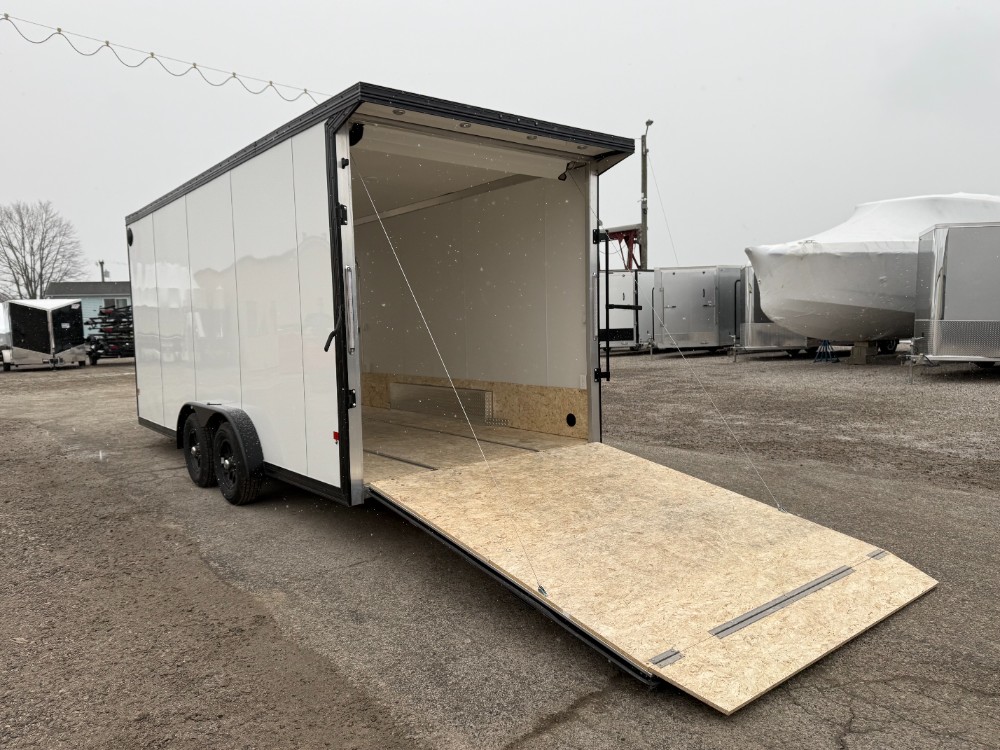 2026 Ez Hauler EZES 7.5X18 Enclosed Snowmobile Trailer Cargo Trailer
