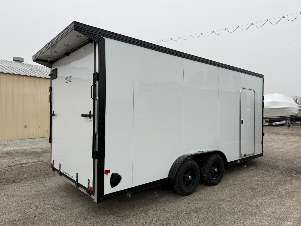 2026 Ez Hauler EZES 7.5X18 Enclosed Snowmobile Trailer Cargo Trailer