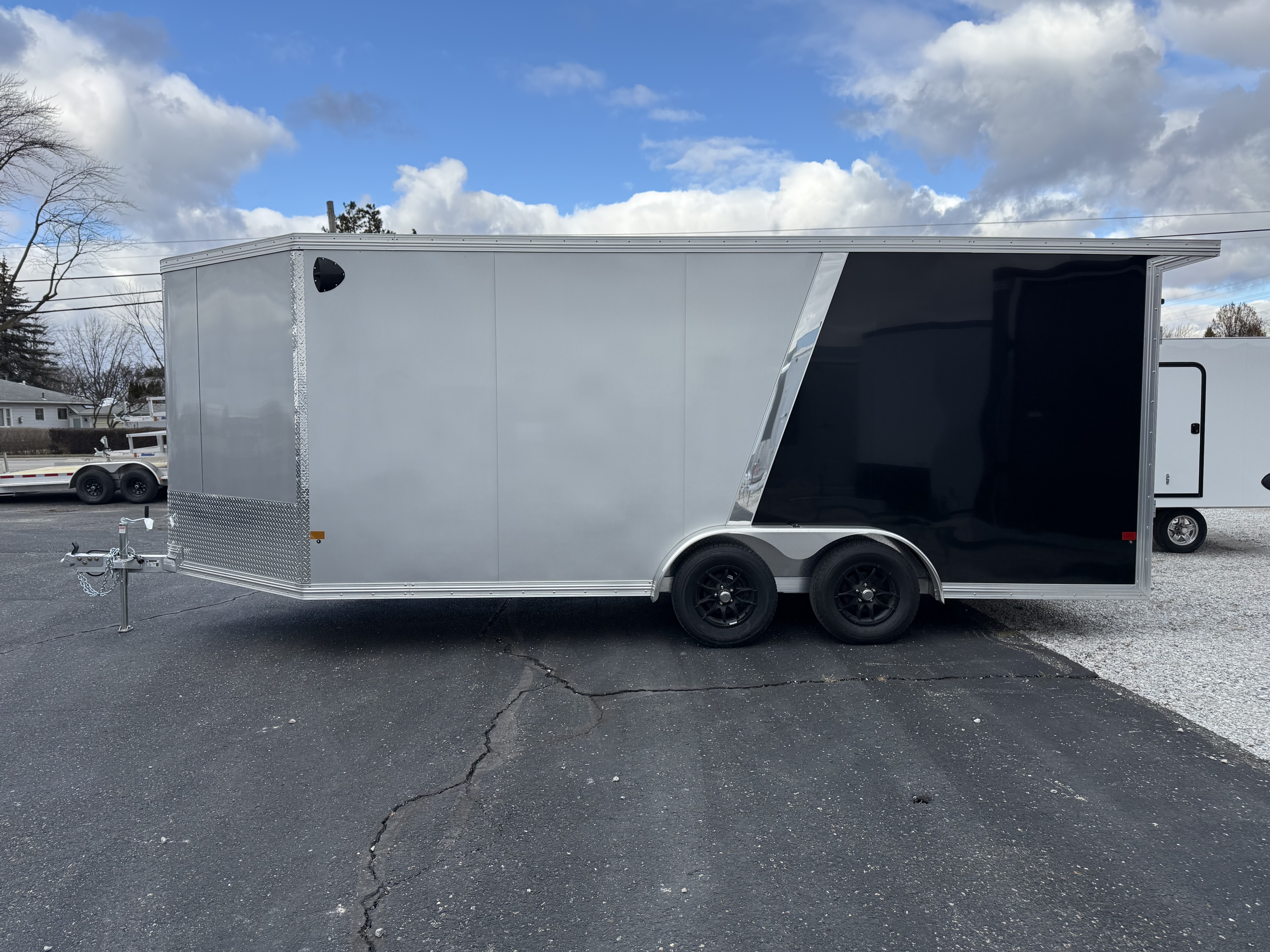 2026 Ez Hauler EZES 7.5X18 Enclosed Snowmobile Trailer New Unit Sales
