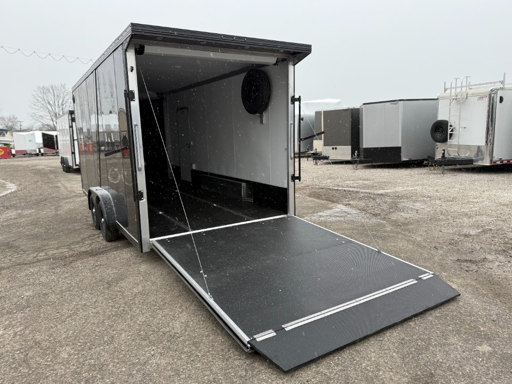2026 Ez Hauler EZES 7.5X18 Enclosed Snowmobile Trailer New Unit Sales