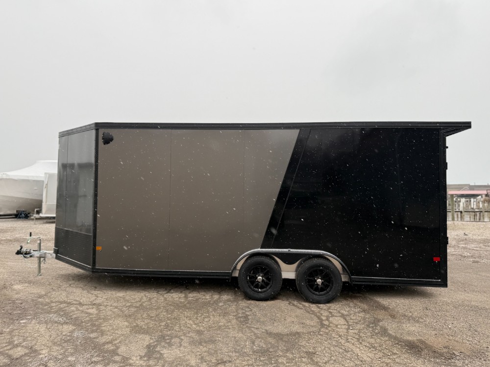2026 Ez Hauler EZES 7.5X18 Enclosed Snowmobile Trailer New Unit Sales