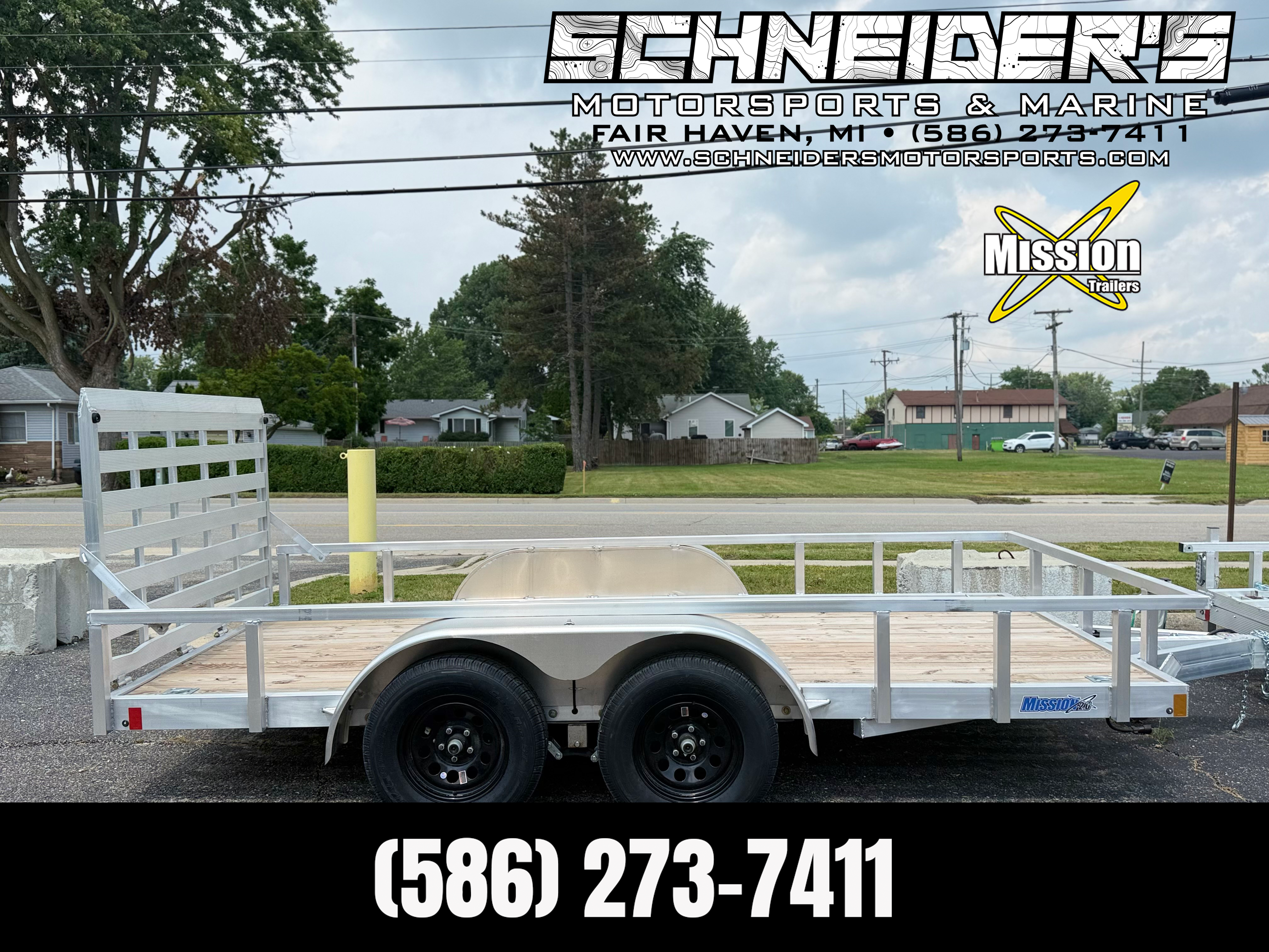 2026 Mission 6.5x14 Wood Deck 2.0 Open Landscape Trailer New Unit Sales