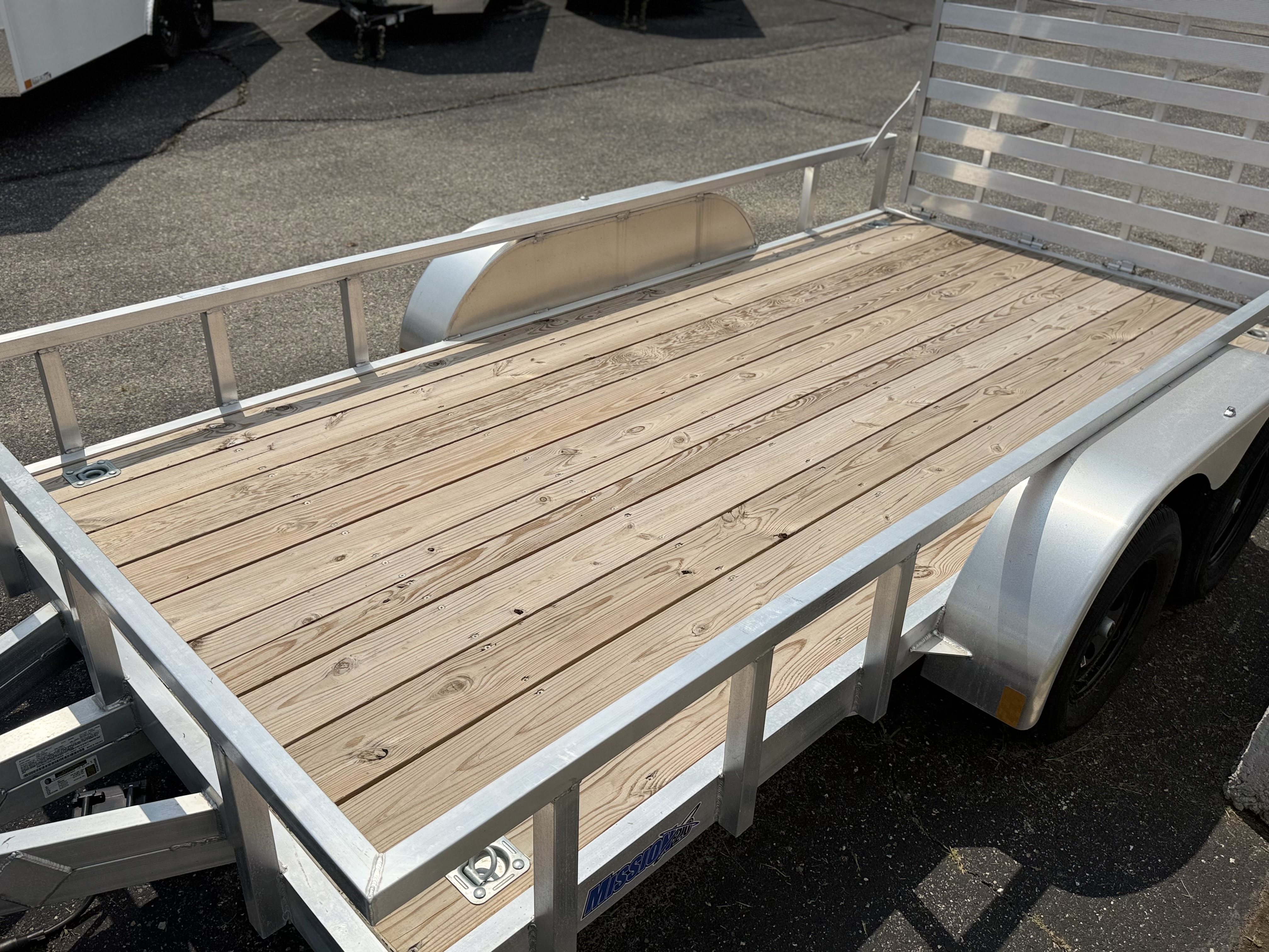 2026 Mission 6.5x14 Wood Deck 2.0 Open Landscape Trailer New Unit Sales