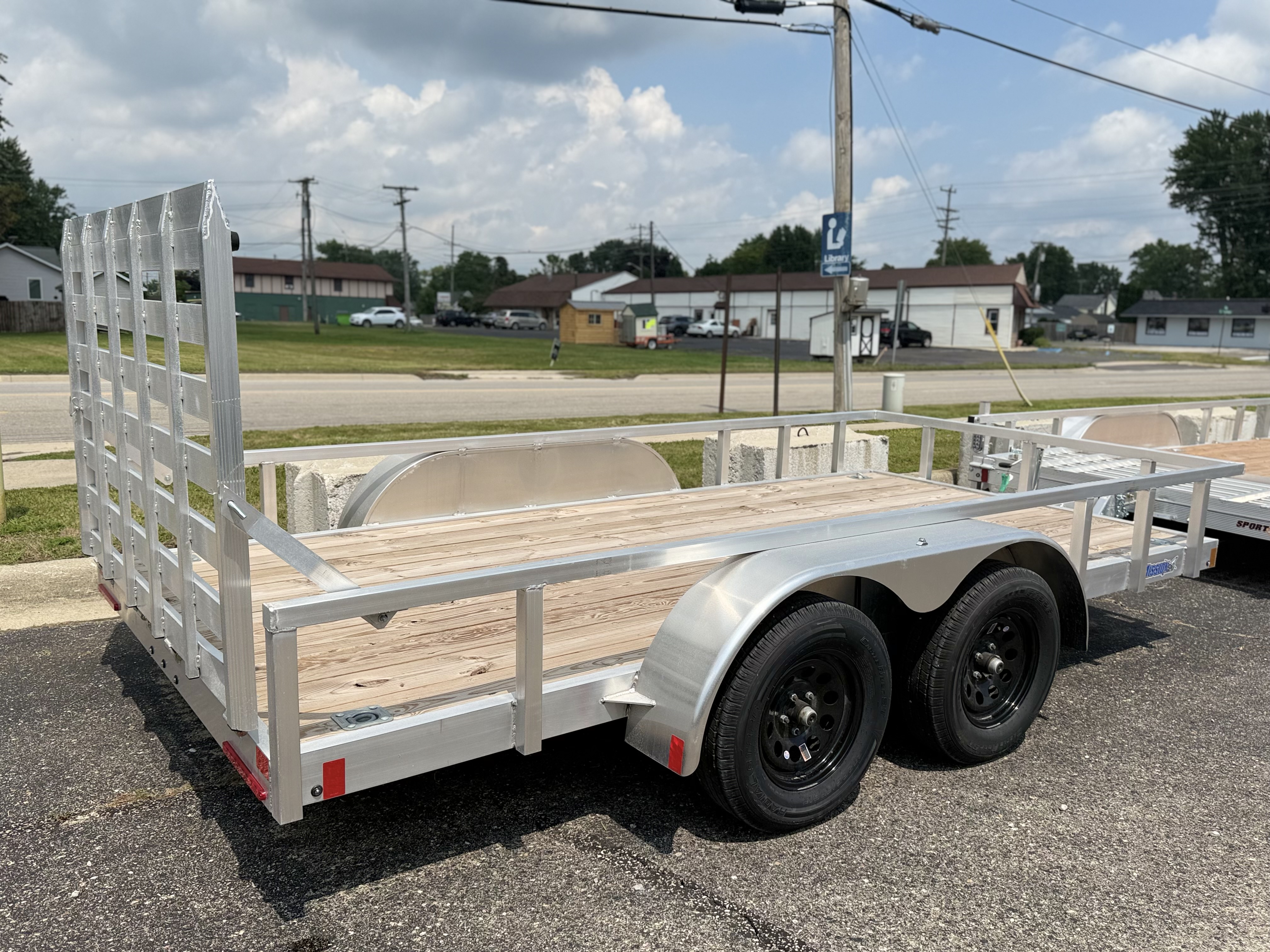 2026 Mission 6.5x14 Wood Deck 2.0 Open Landscape Trailer New Unit Sales
