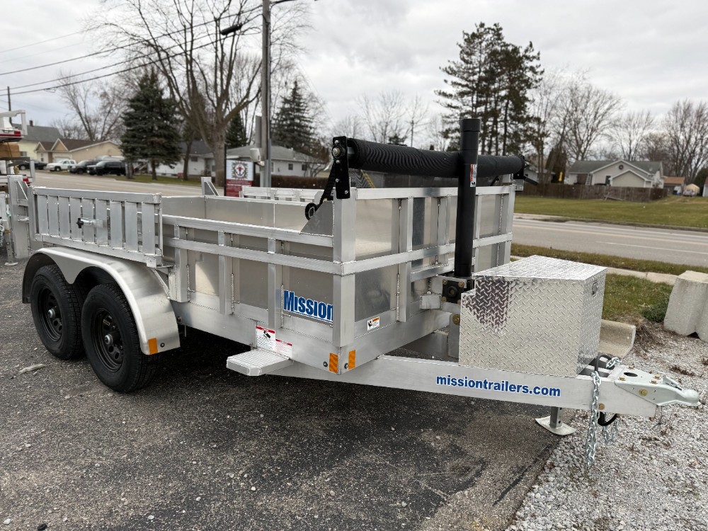 2026 Mission 6X12 Aluminum Commercial Dump Trailer New Unit Sales