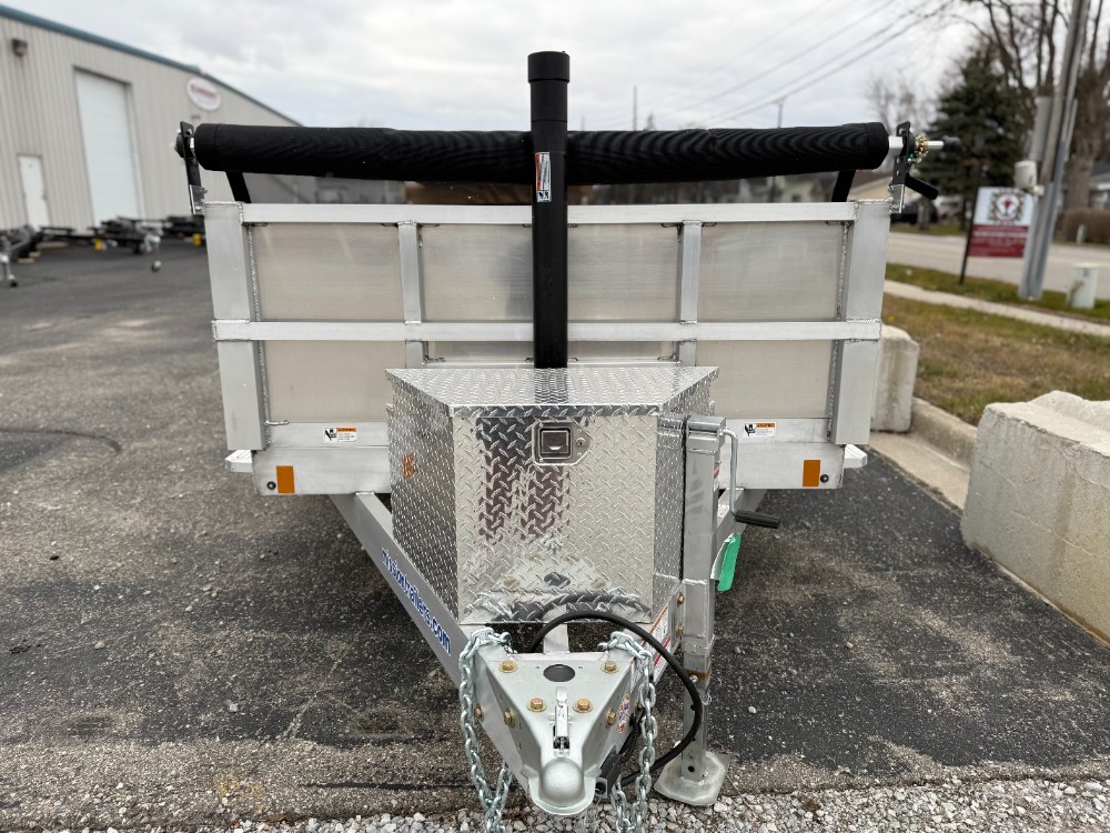 2026 Mission 6X12 Aluminum Commercial Dump Trailer New Unit Sales