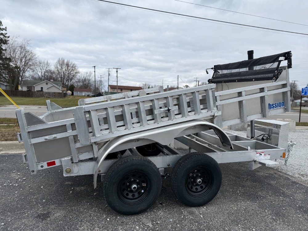 2026 Mission 6X12 Aluminum Commercial Dump Trailer New Unit Sales