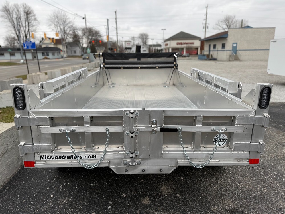 2026 Mission 6X12 Aluminum Commercial Dump Trailer New Unit Sales