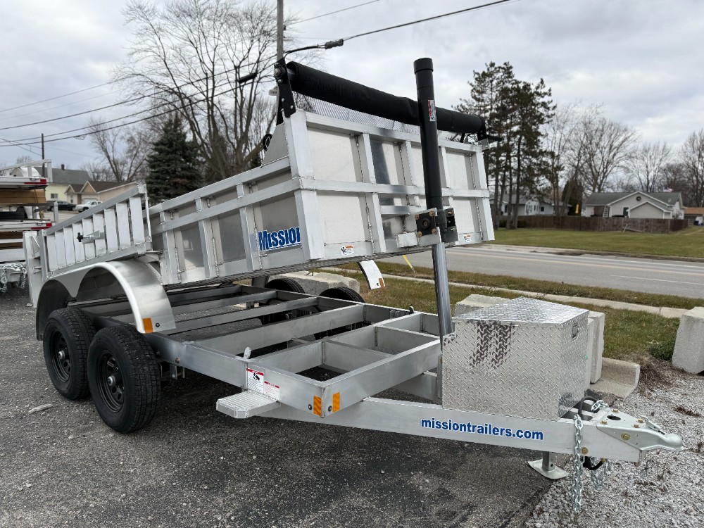 2026 Mission 6X12 Aluminum Commercial Dump Trailer New Unit Sales