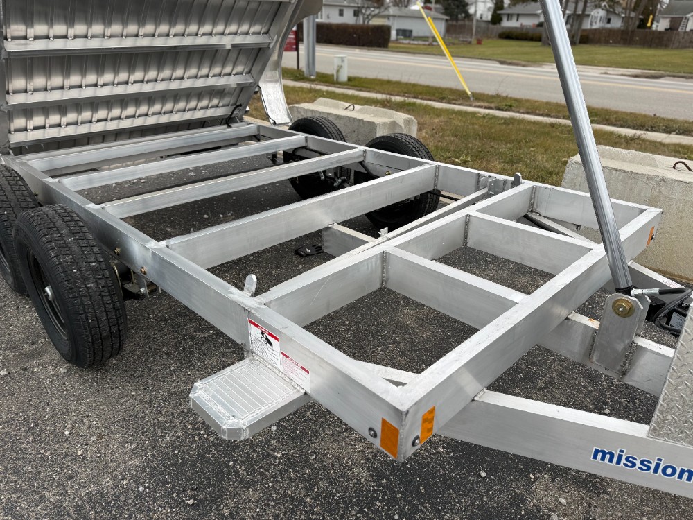 2026 Mission 6X12 Aluminum Commercial Dump Trailer New Unit Sales