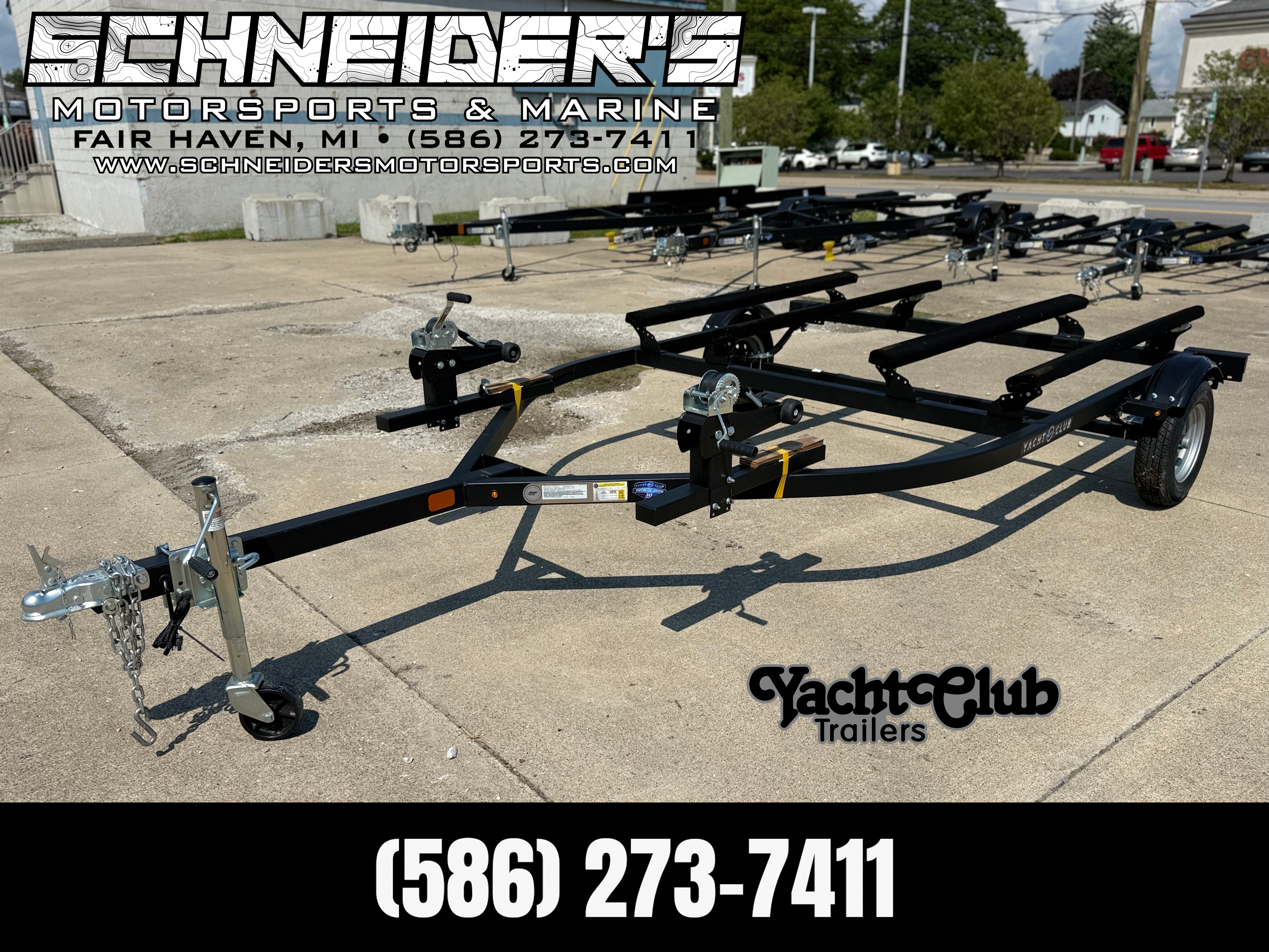 2026 Yacht Club WC221 Double Place Personal Watercraft Trailer New Unit Sales