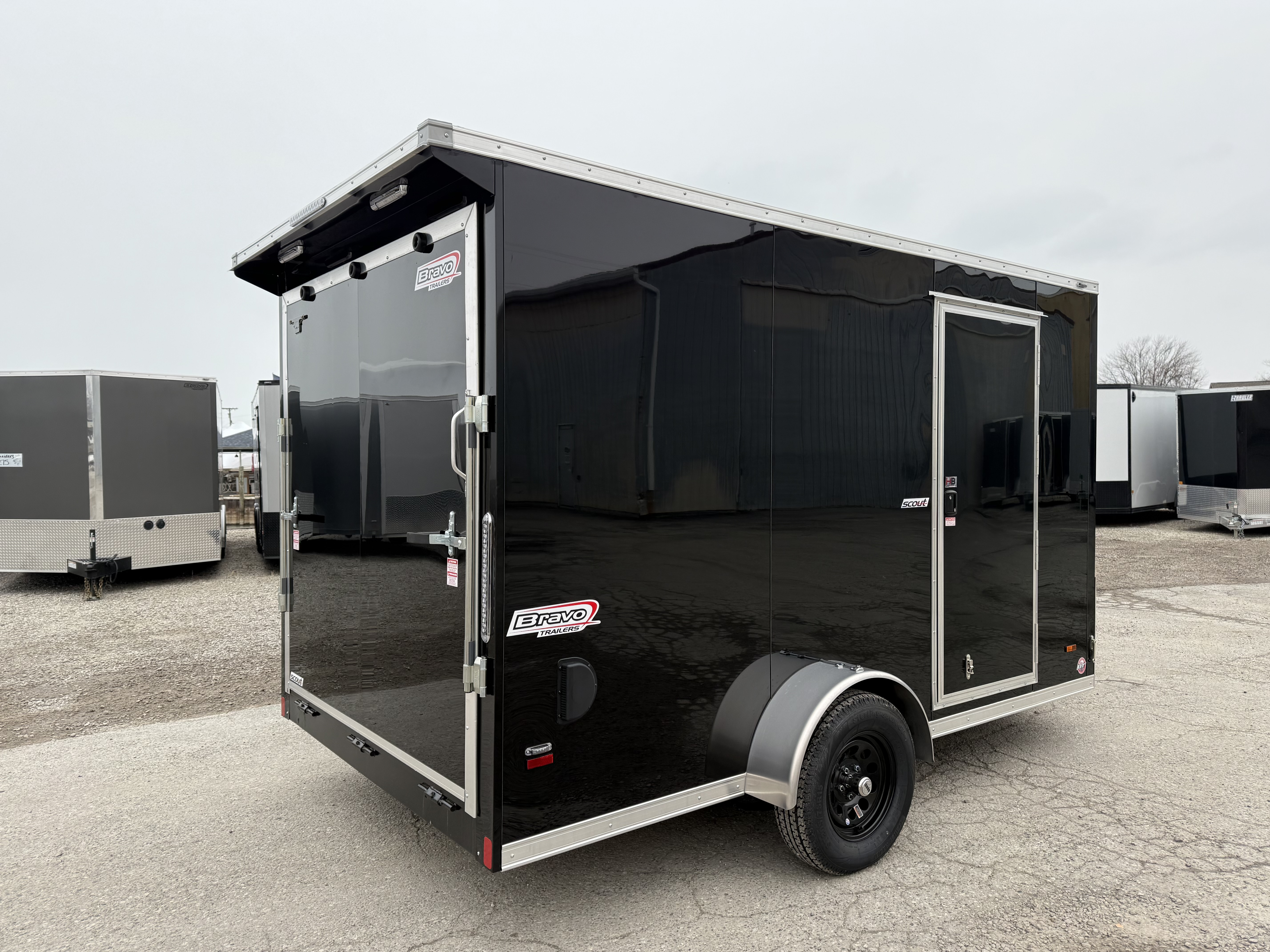 2026 Bravo 7X12 Scout Single Axle Enclosed Cargo Trailer Cargo Trailer