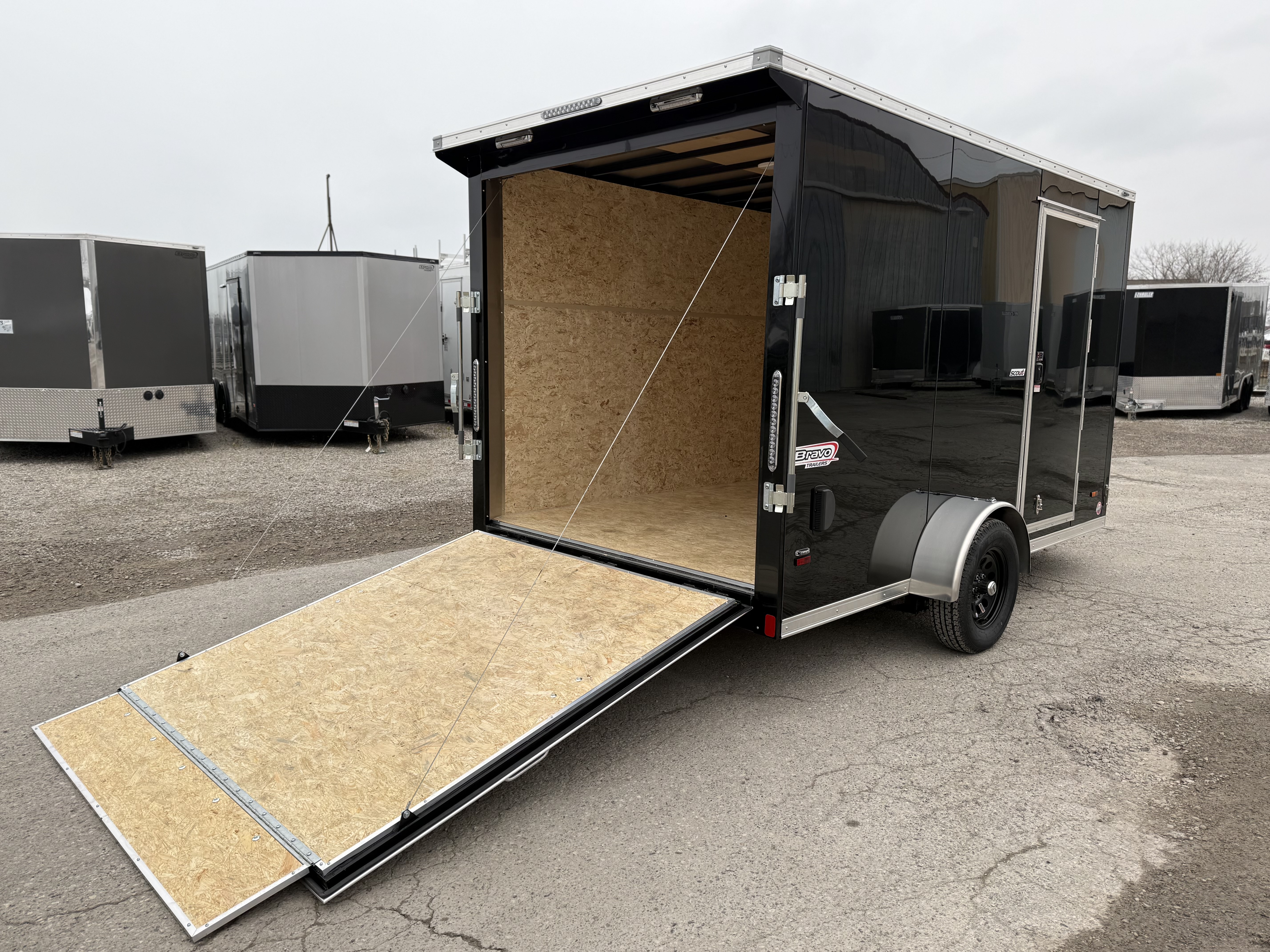 2026 Bravo 7X12 Scout Single Axle Enclosed Cargo Trailer Cargo Trailer