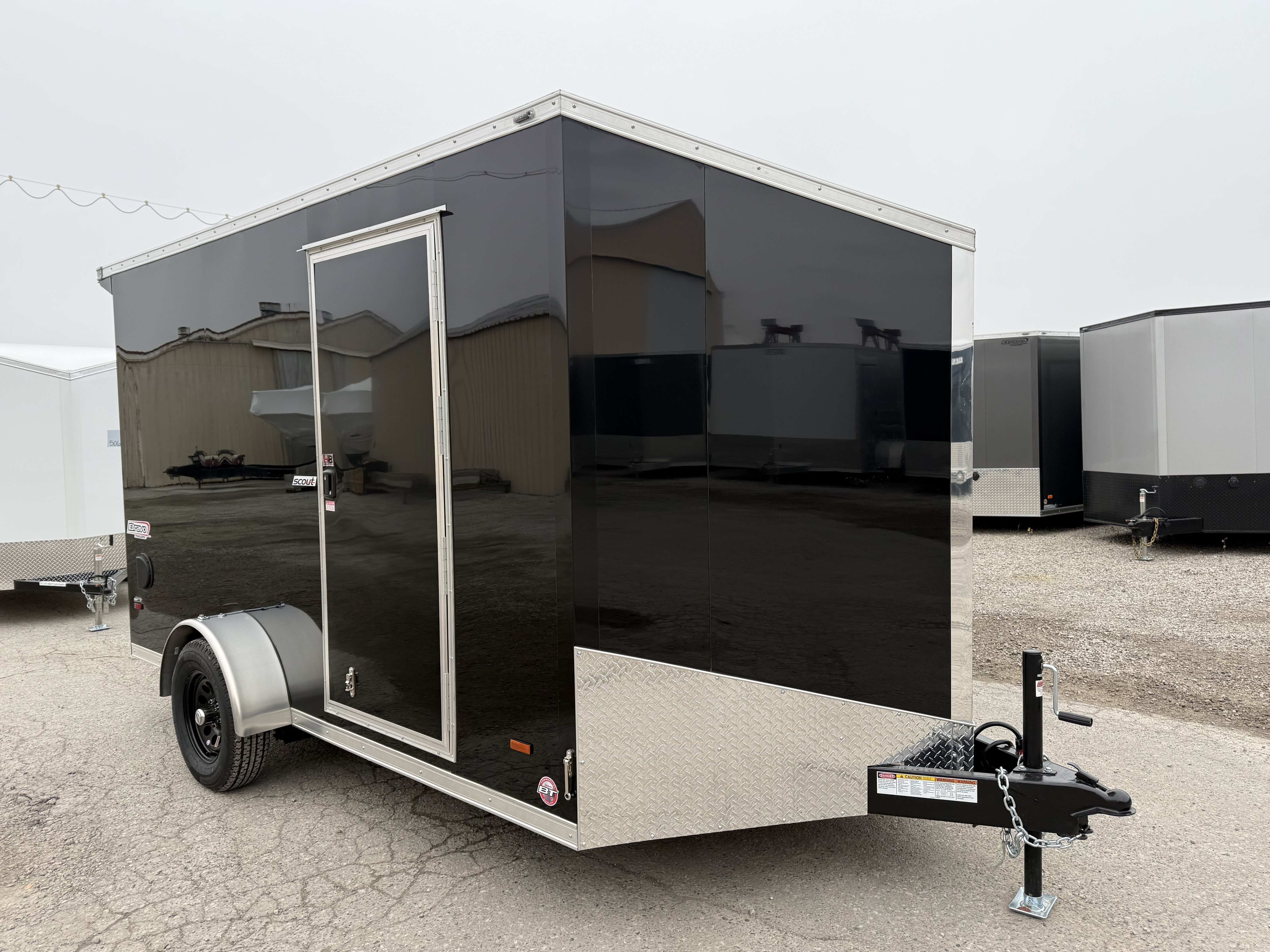 2026 Bravo 7X12 Scout Single Axle Enclosed Cargo Trailer Cargo Trailer