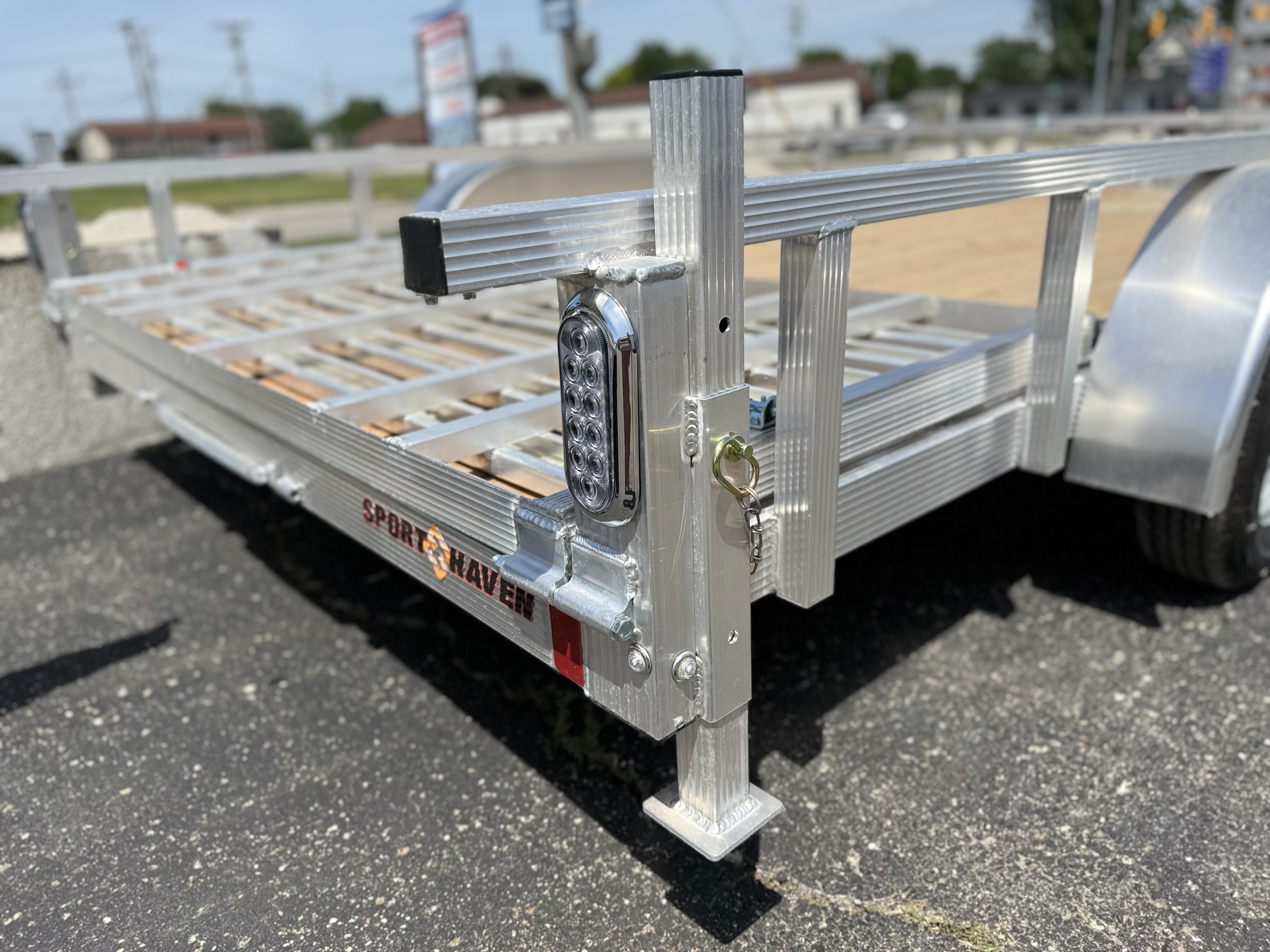 2026 Sport Haven 7x16 Aluminum Tandem Axle Heavy Duty Utility Trailer New Unit Sales