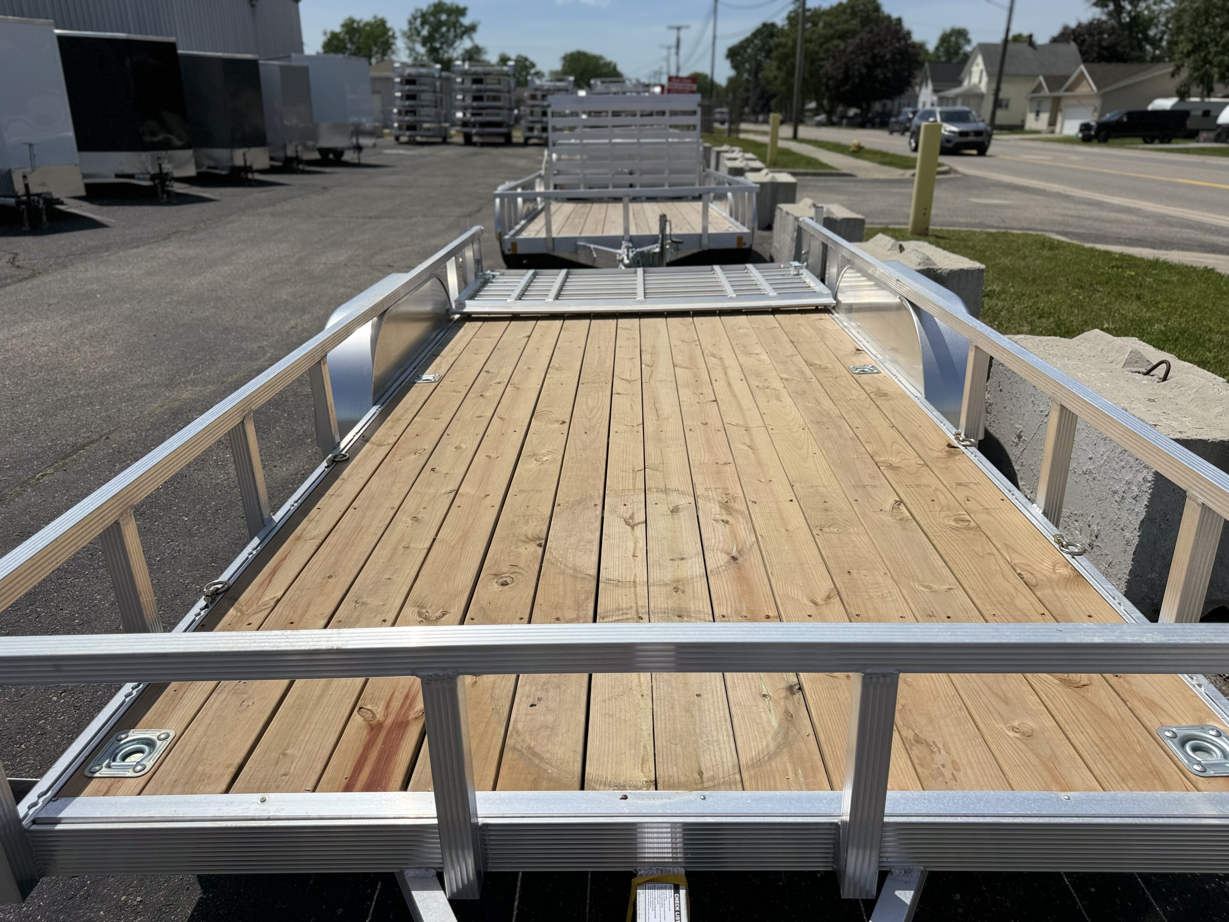 2026 Sport Haven 7x16 Aluminum Tandem Axle Heavy Duty Utility Trailer New Unit Sales