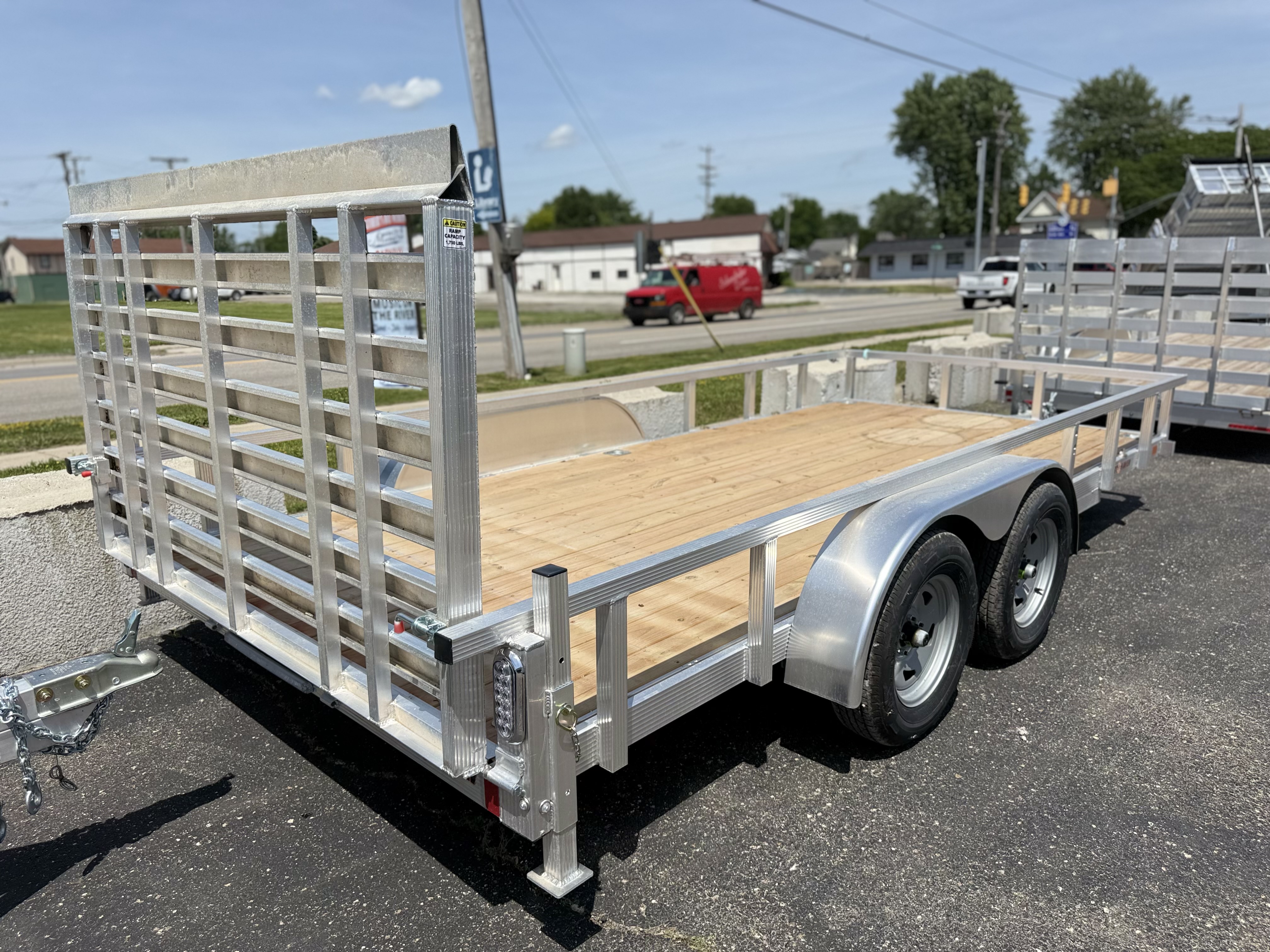 2026 Sport Haven 7x16 Aluminum Tandem Axle Heavy Duty Utility Trailer New Unit Sales