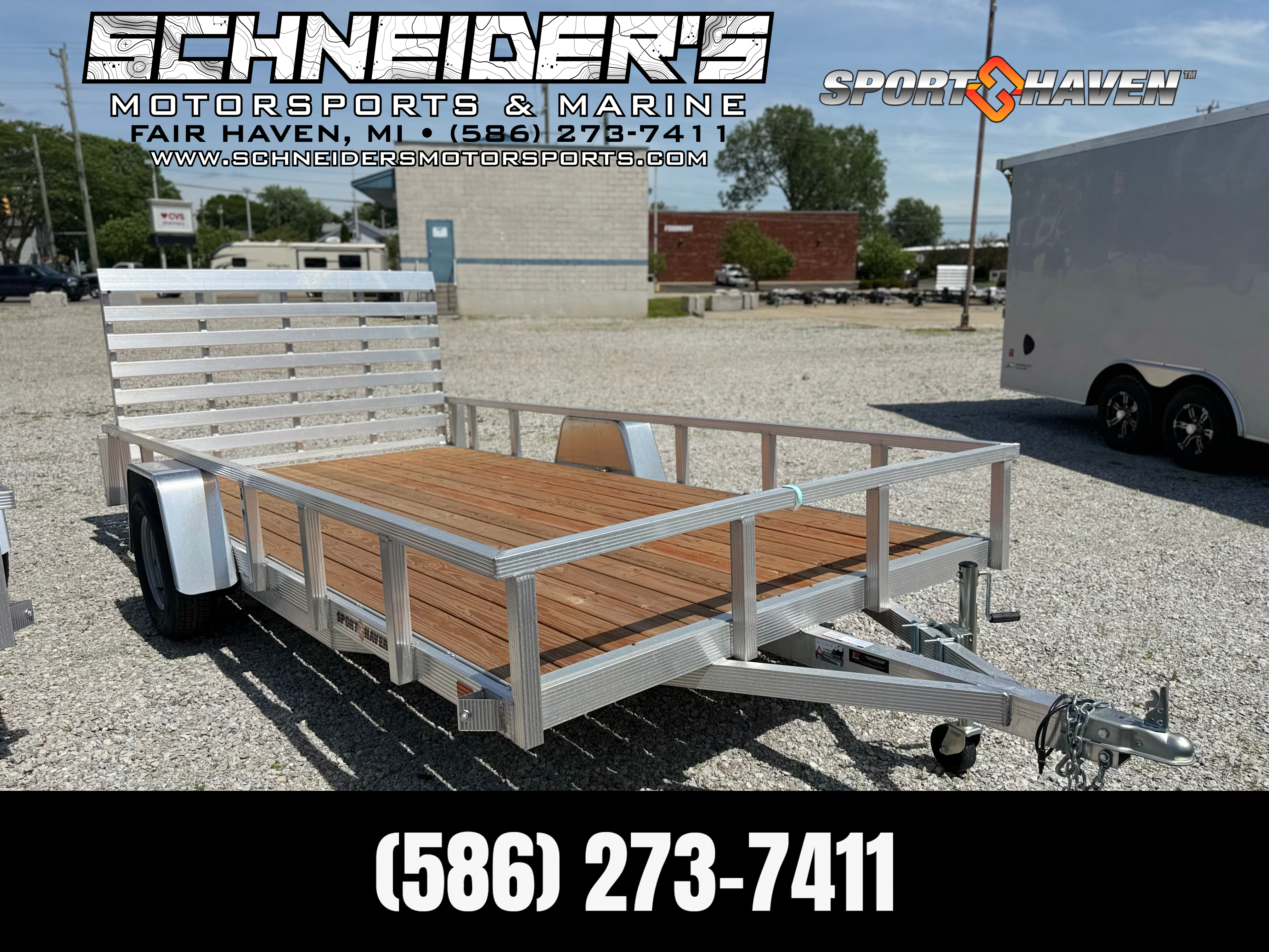 2026 Sport Haven 7x14 Aluminum Utility Trailer New Unit Sales