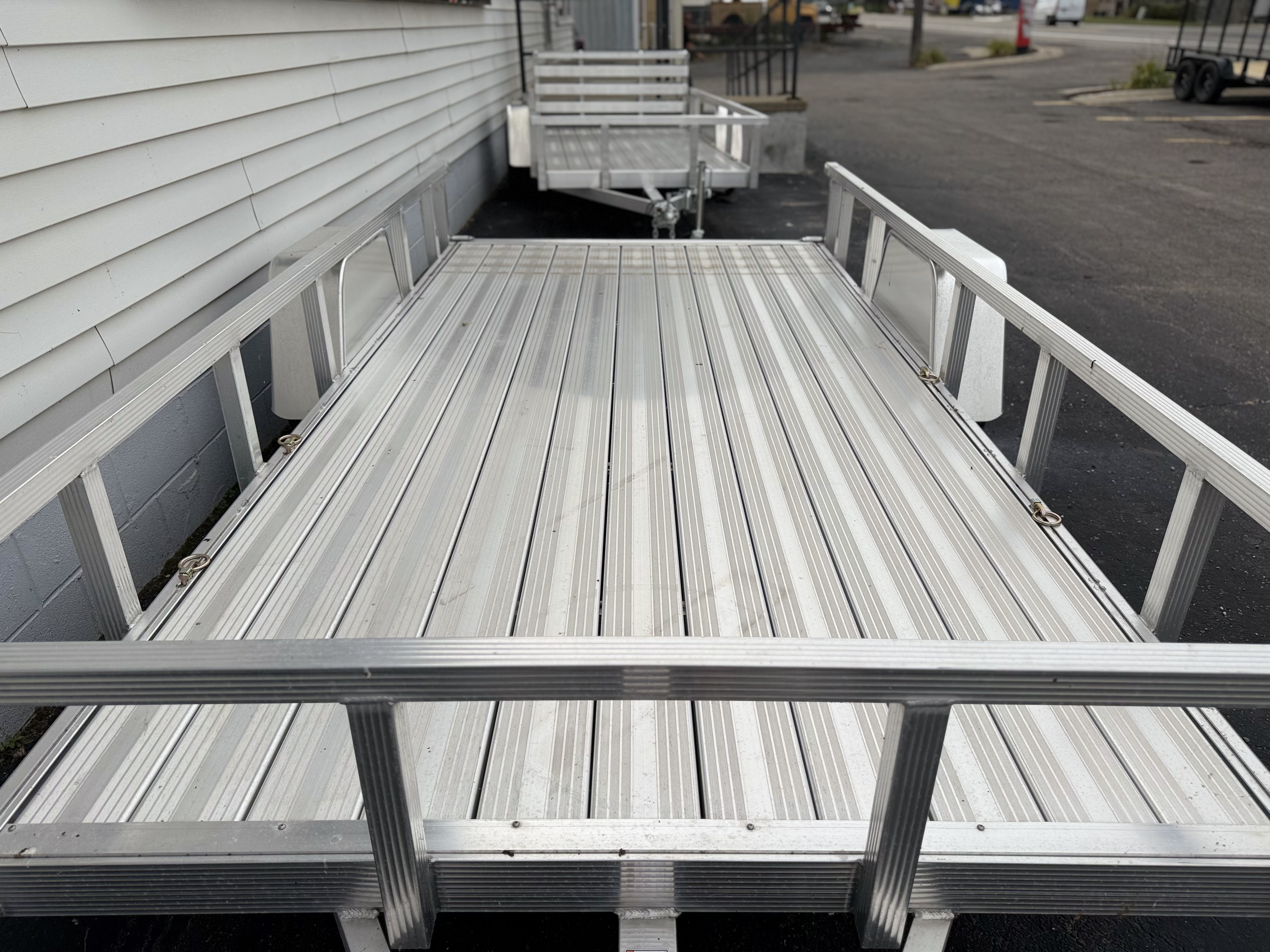 2026 Sport Haven 6x12 Aluminum Deluxe w/ Folding Ramp Utility Trailer Utility Trailer