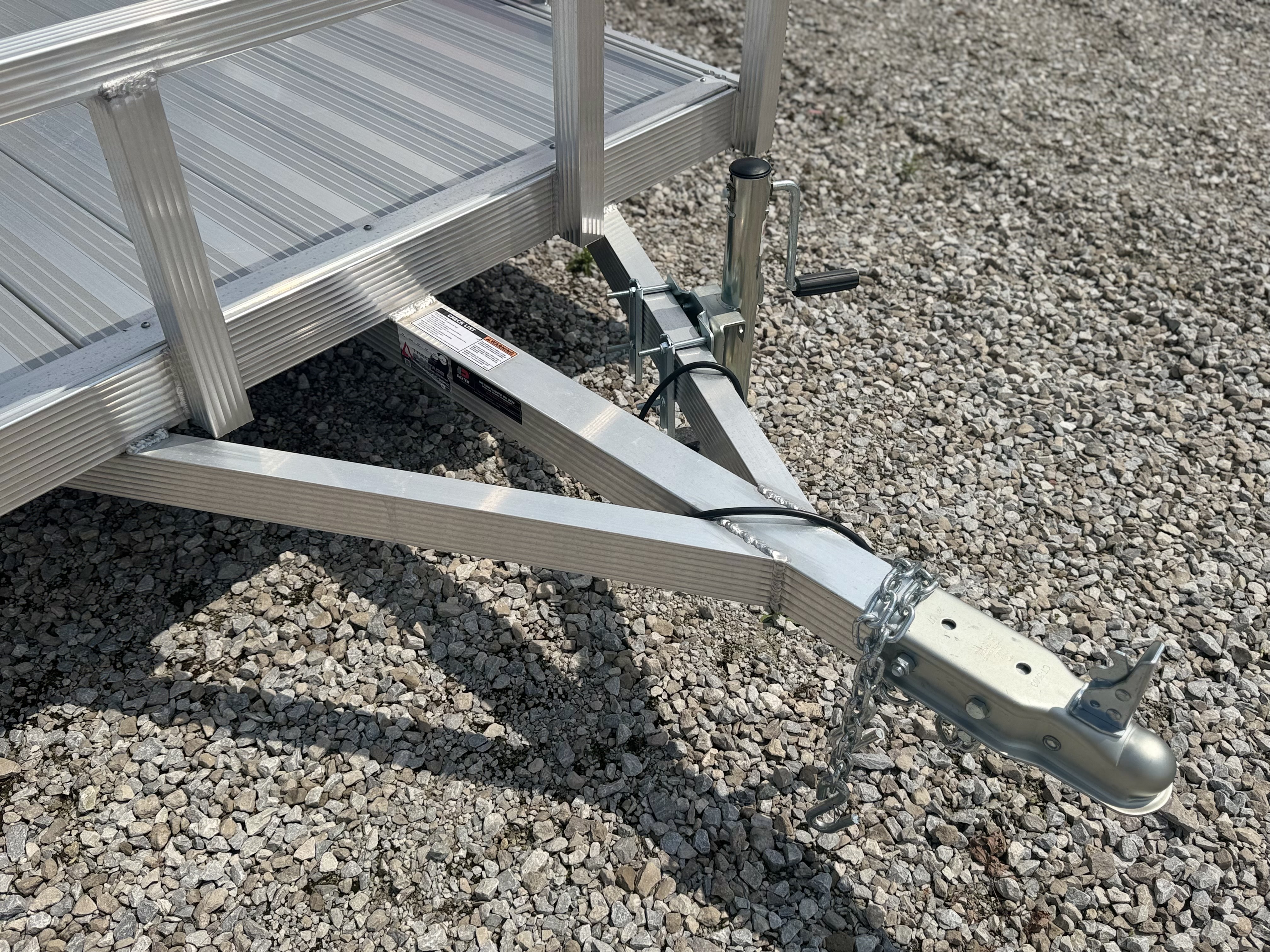 2026 Sport Haven 5x10 Aluminum Deluxe w/ Folding Ramp Utility Trailer New Unit Sales