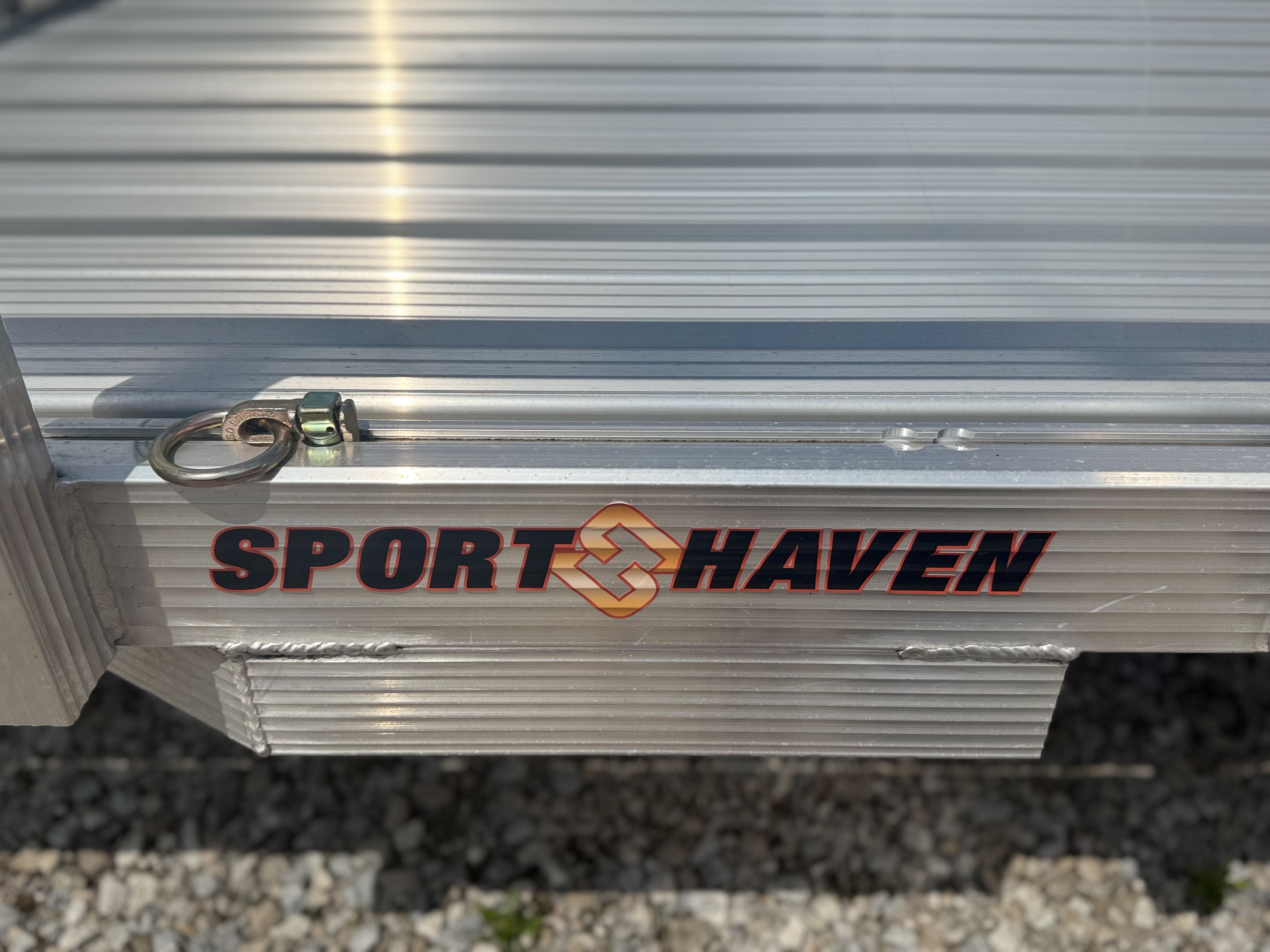 2026 Sport Haven 5x10 Aluminum Deluxe w/ Folding Ramp Utility Trailer New Unit Sales