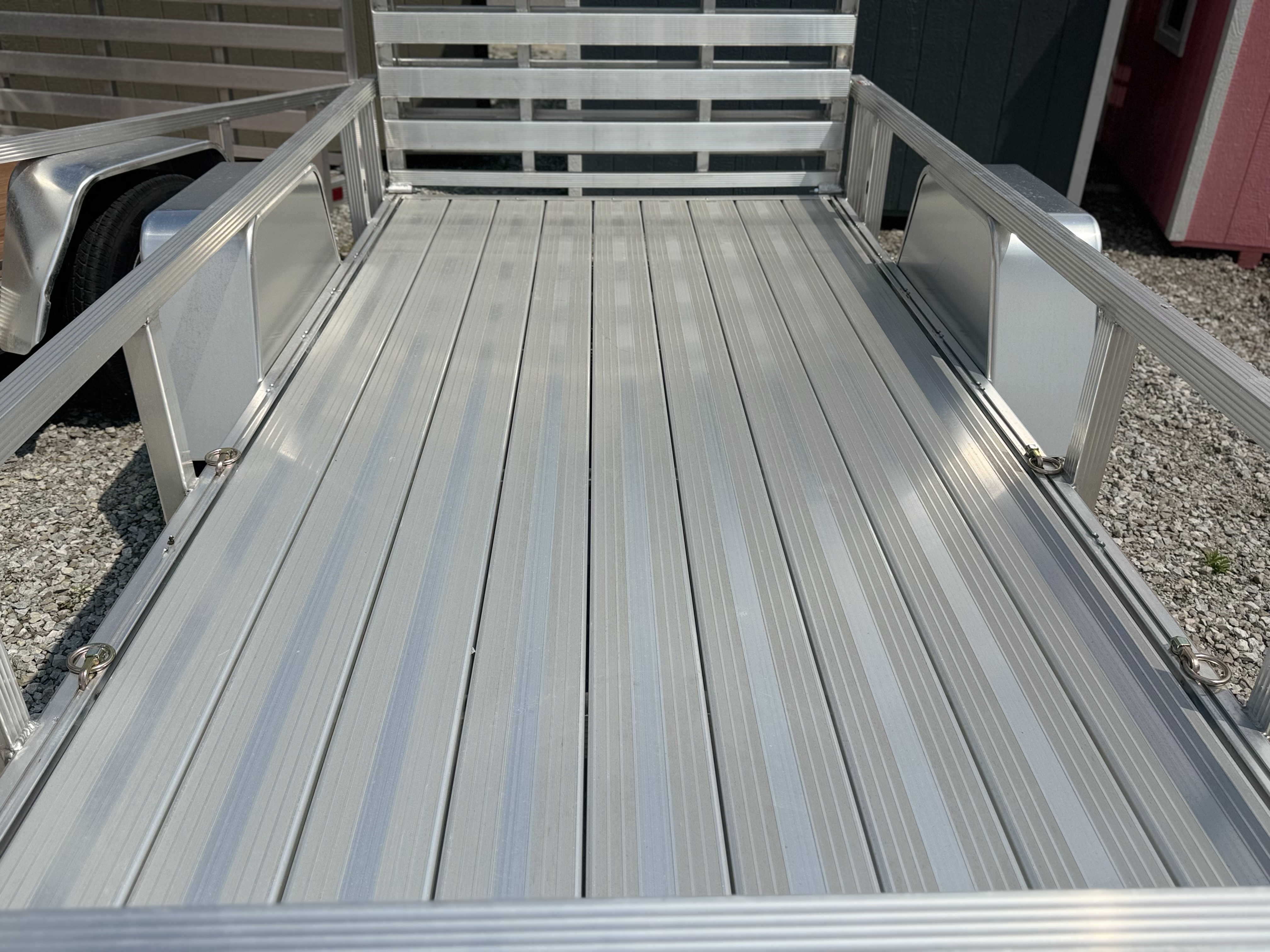 2026 Sport Haven 5x10 Aluminum Deluxe w/ Folding Ramp Utility Trailer Utility Trailer