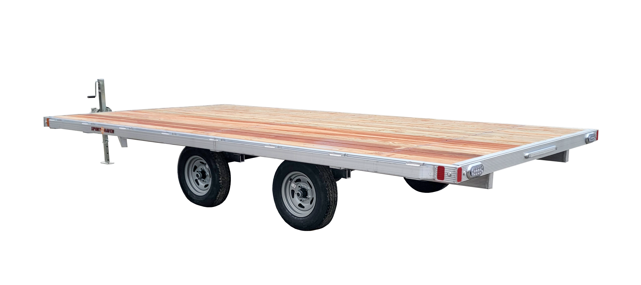 2026 Sport Haven 16’ 6.4K Tandem Axle Aluminum Deckover Utility Trailer New Unit Sales