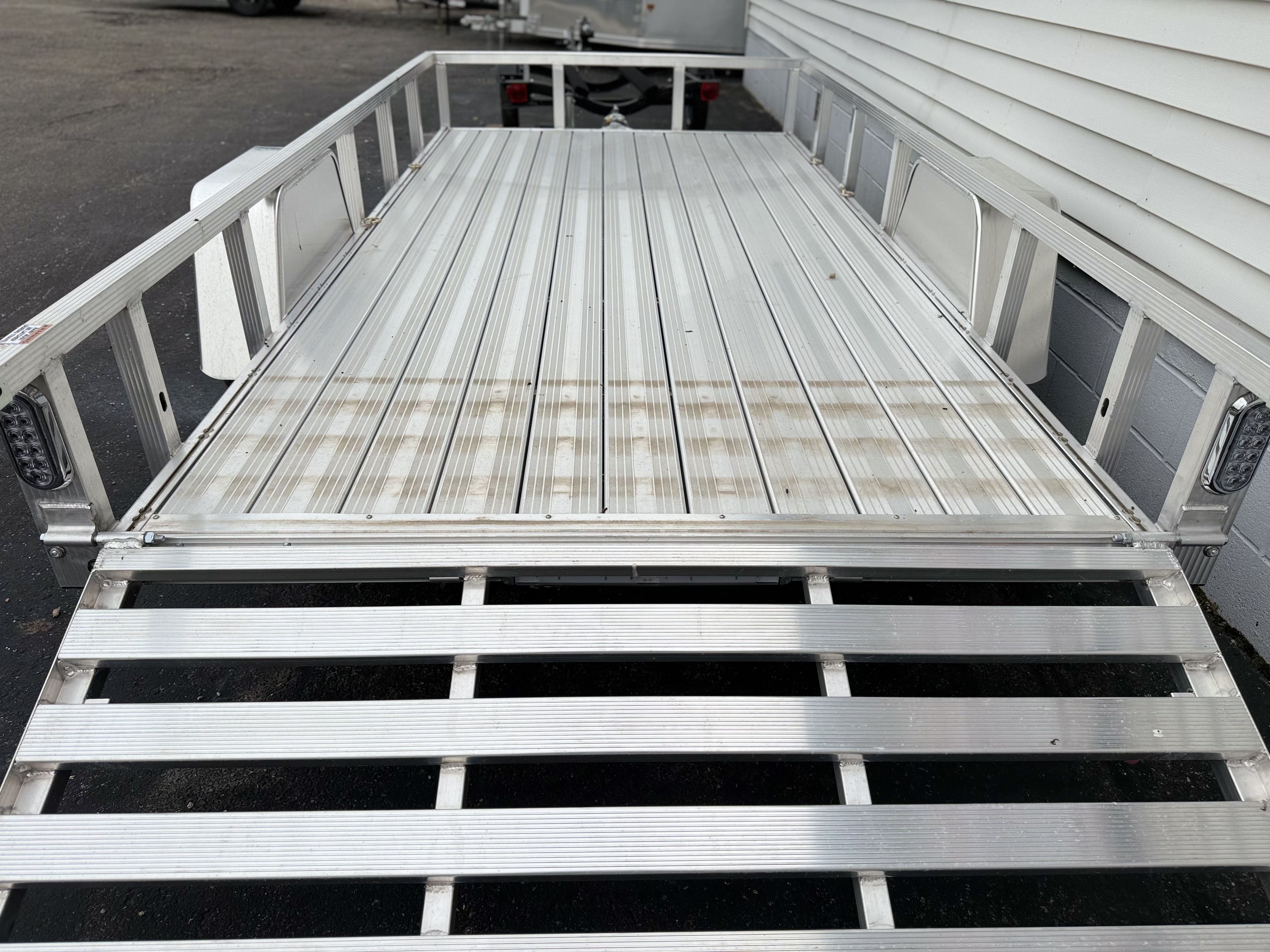 2026 Sport Haven 6x12 Aluminum Deluxe w/ Folding Ramp Utility Trailer New Unit Sales