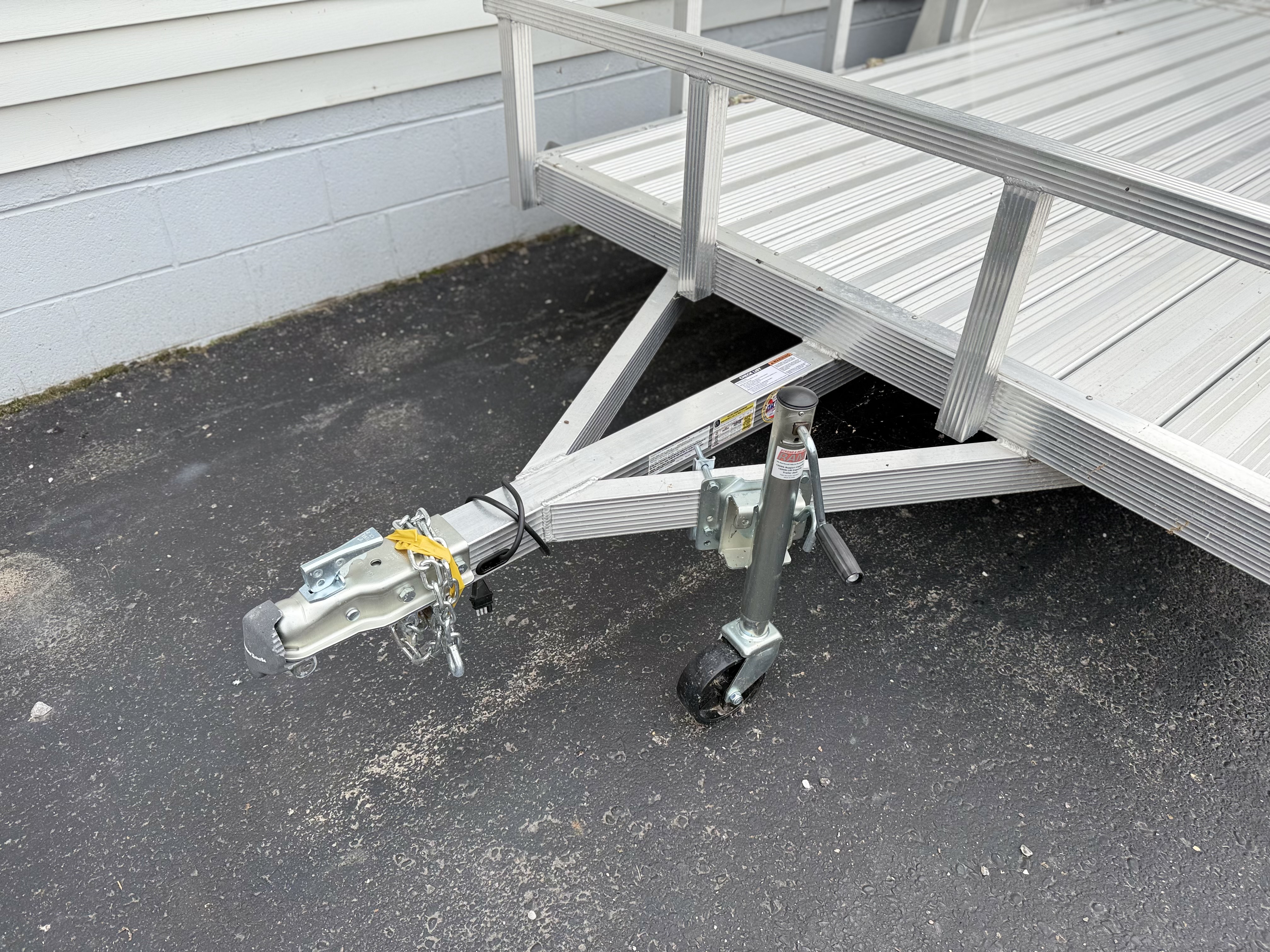 2026 Sport Haven 6x12 Aluminum Deluxe w/ Folding Ramp Utility Trailer New Unit Sales