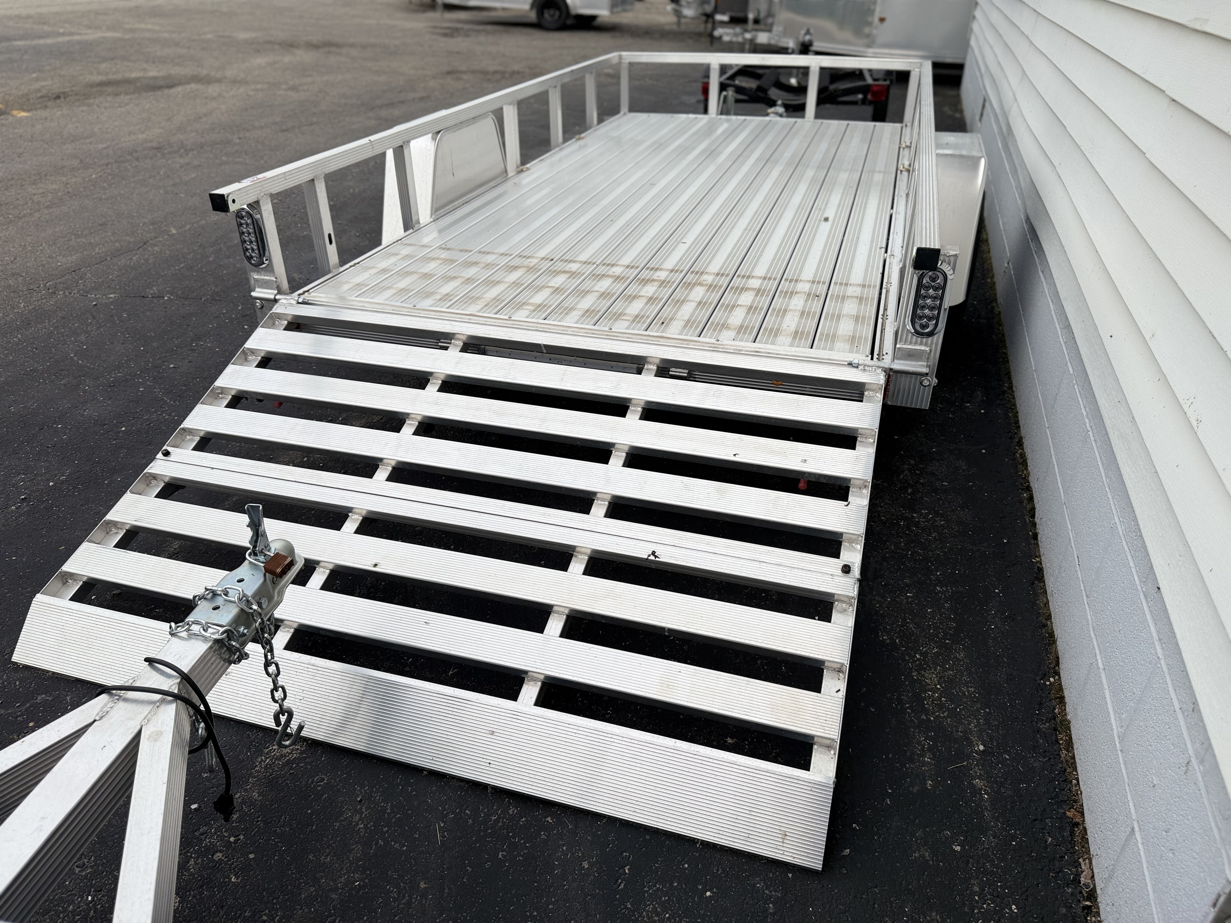 2026 Sport Haven 6x12 Aluminum Deluxe w/ Folding Ramp Utility Trailer New Unit Sales