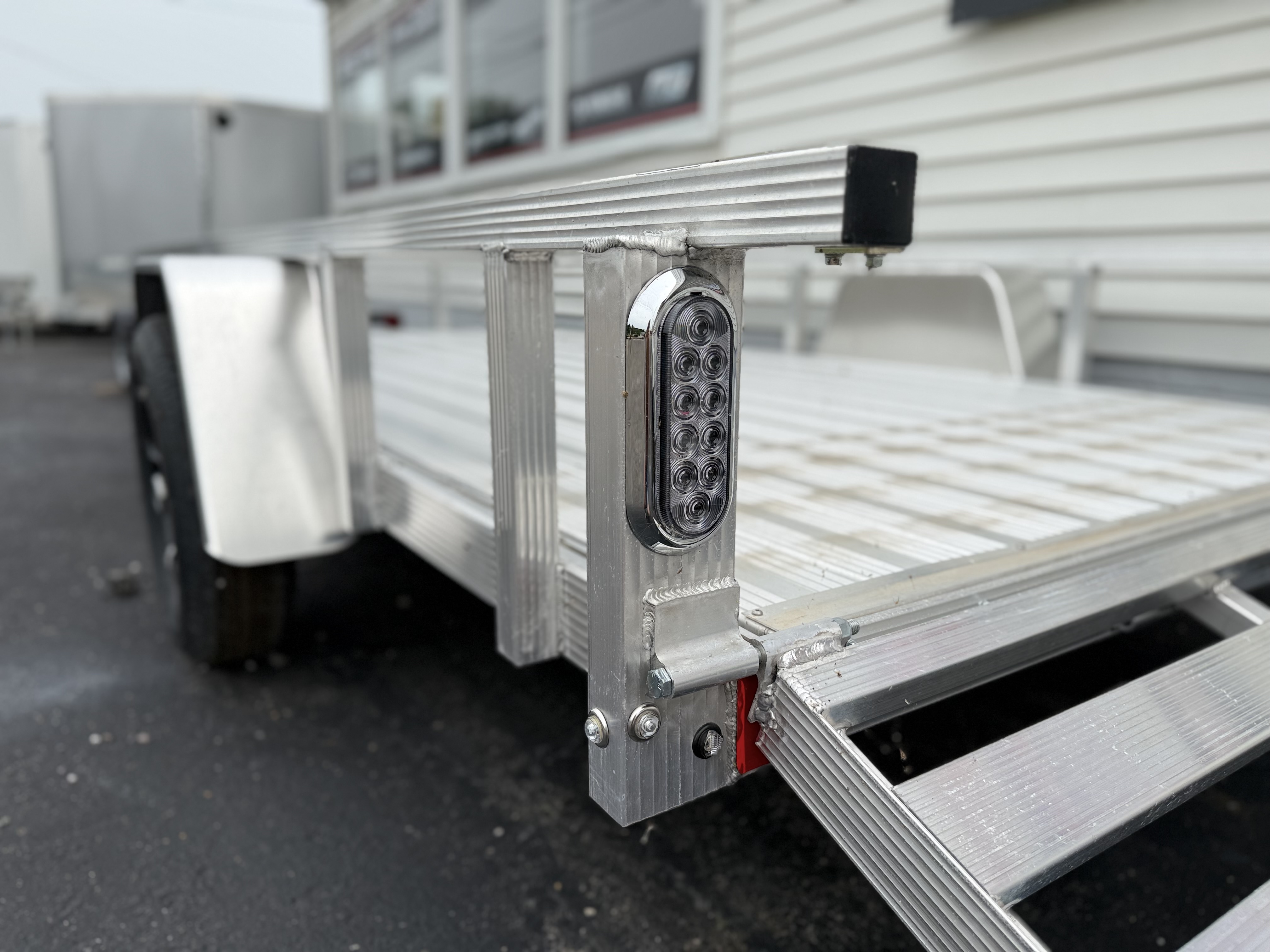2026 Sport Haven 6x12 Aluminum Deluxe w/ Folding Ramp Utility Trailer New Unit Sales