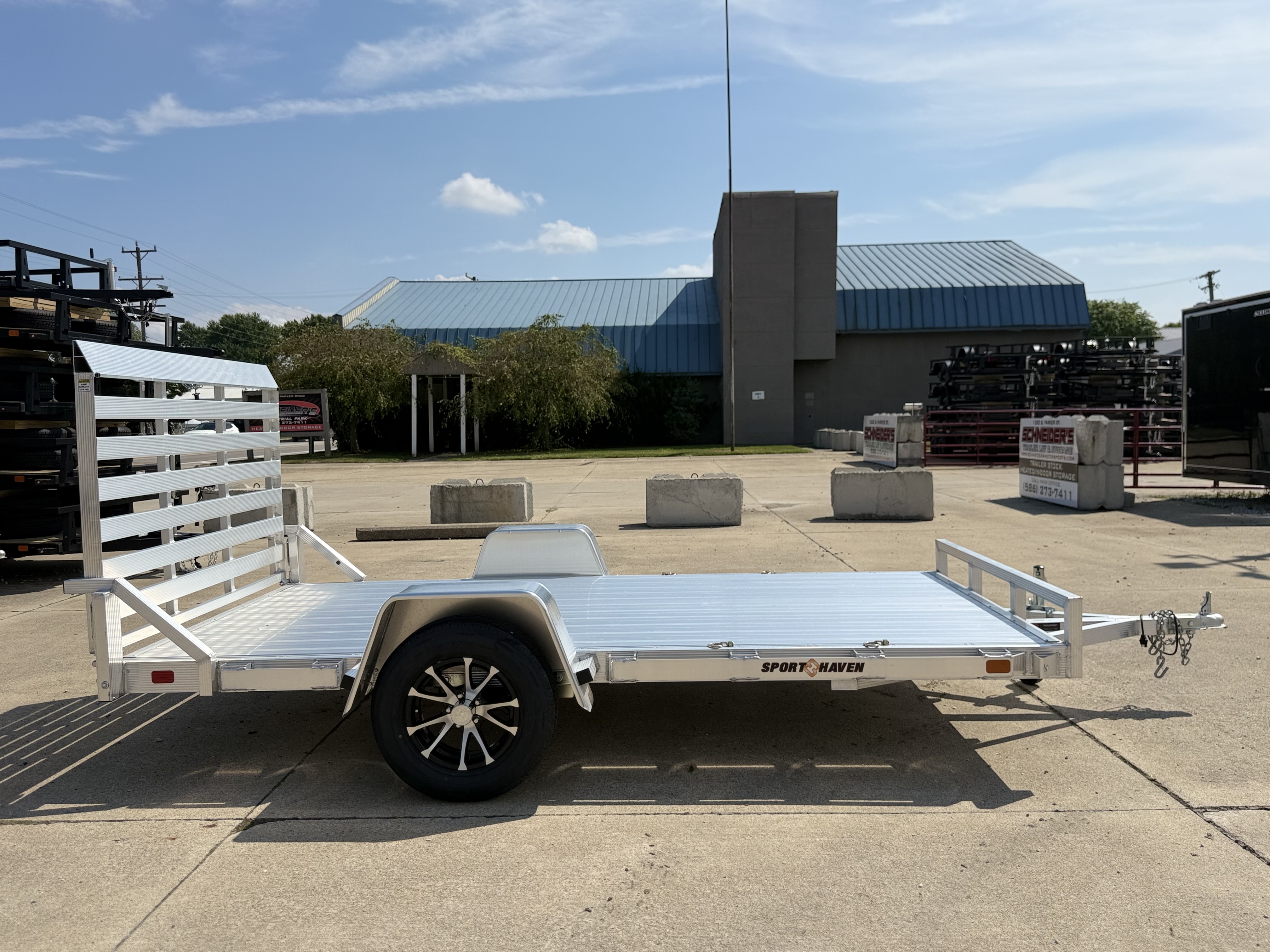 2026 Sport Haven 6x12 Aluminum Deluxe Utility Trailer New Unit Sales