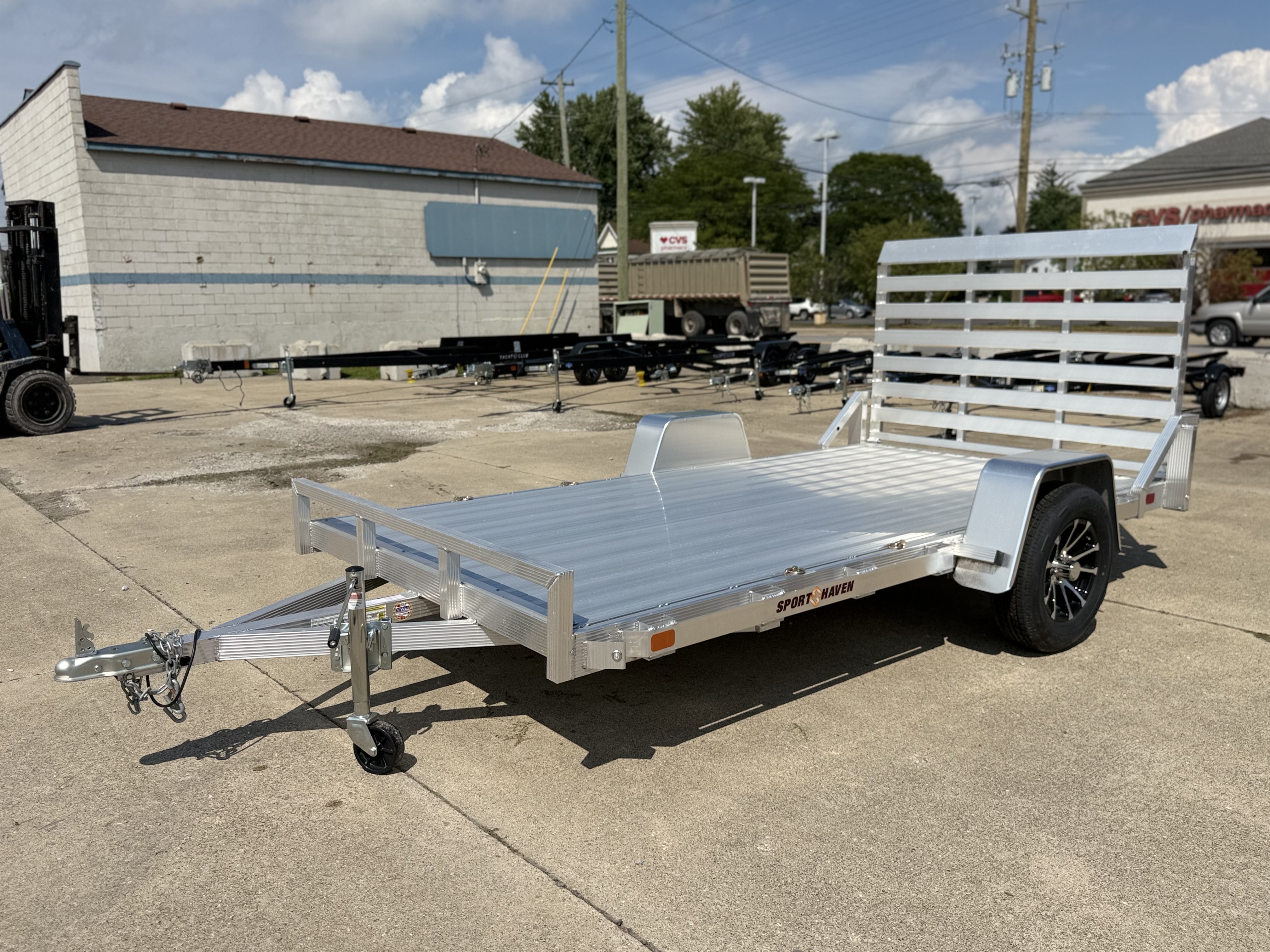 2026 Sport Haven 6x12 Aluminum Deluxe Utility Trailer New Unit Sales