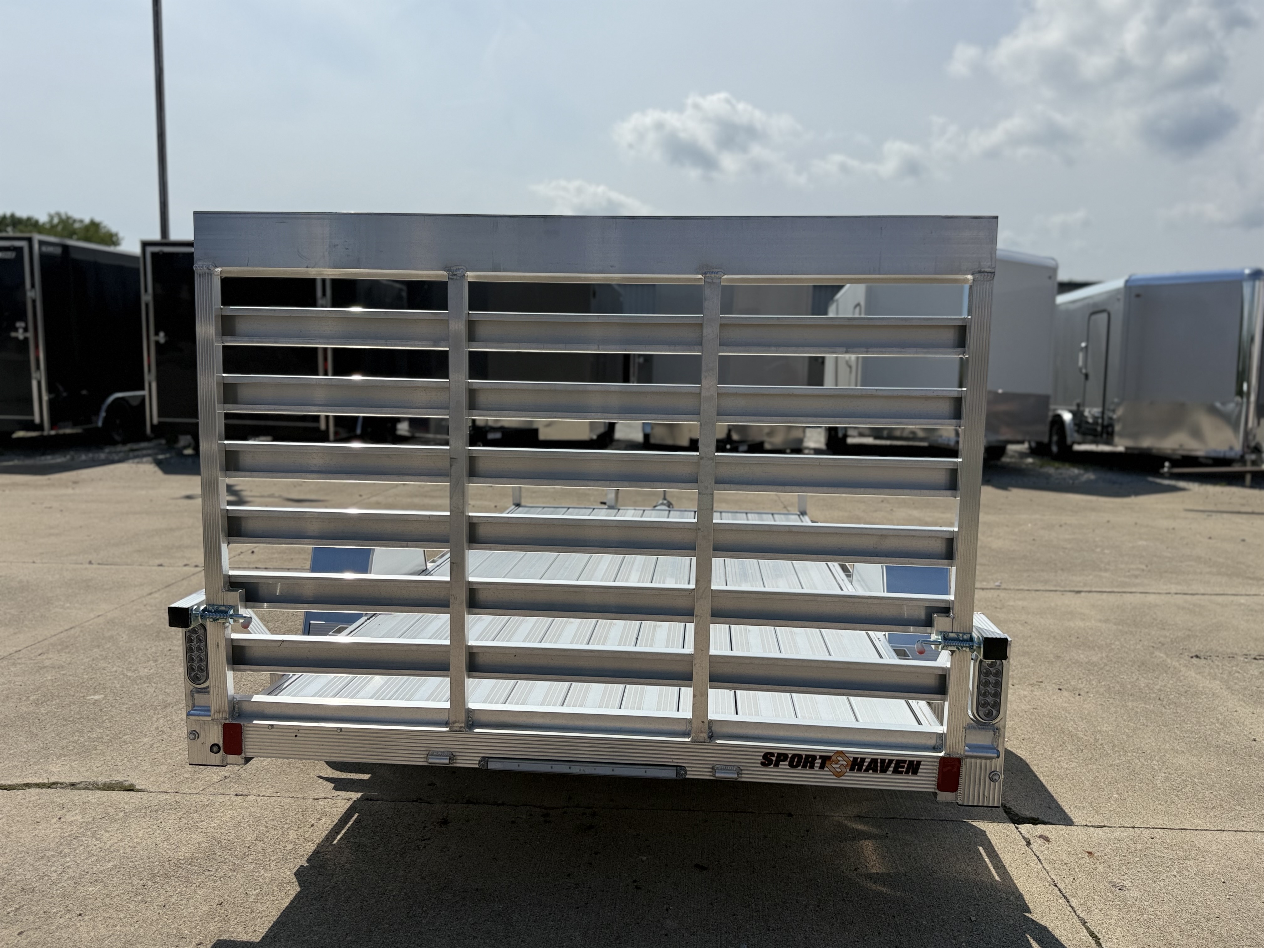 2026 Sport Haven 6x12 Aluminum Deluxe Utility Trailer New Unit Sales