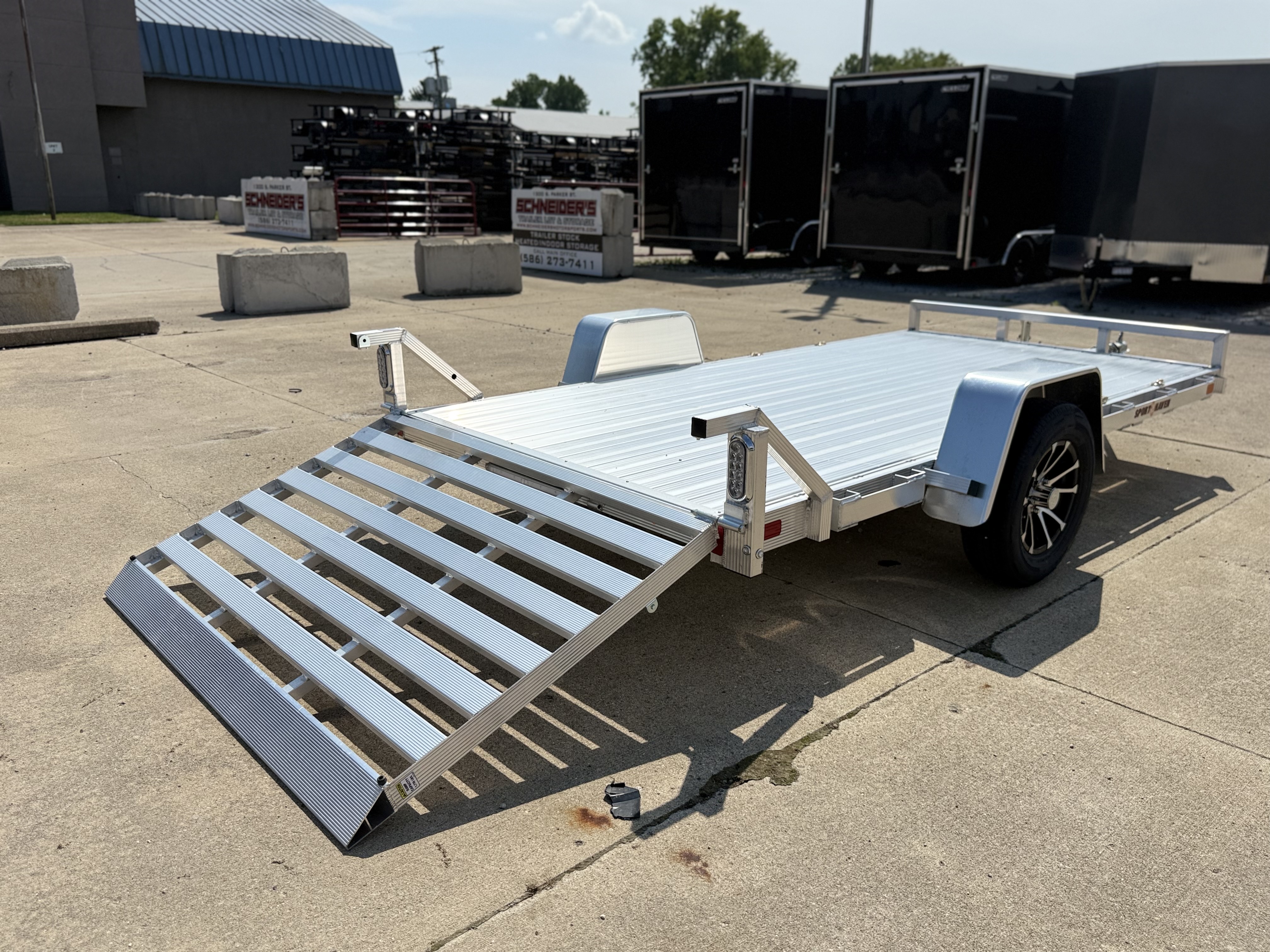 2026 Sport Haven 6x12 Aluminum Deluxe Utility Trailer New Unit Sales