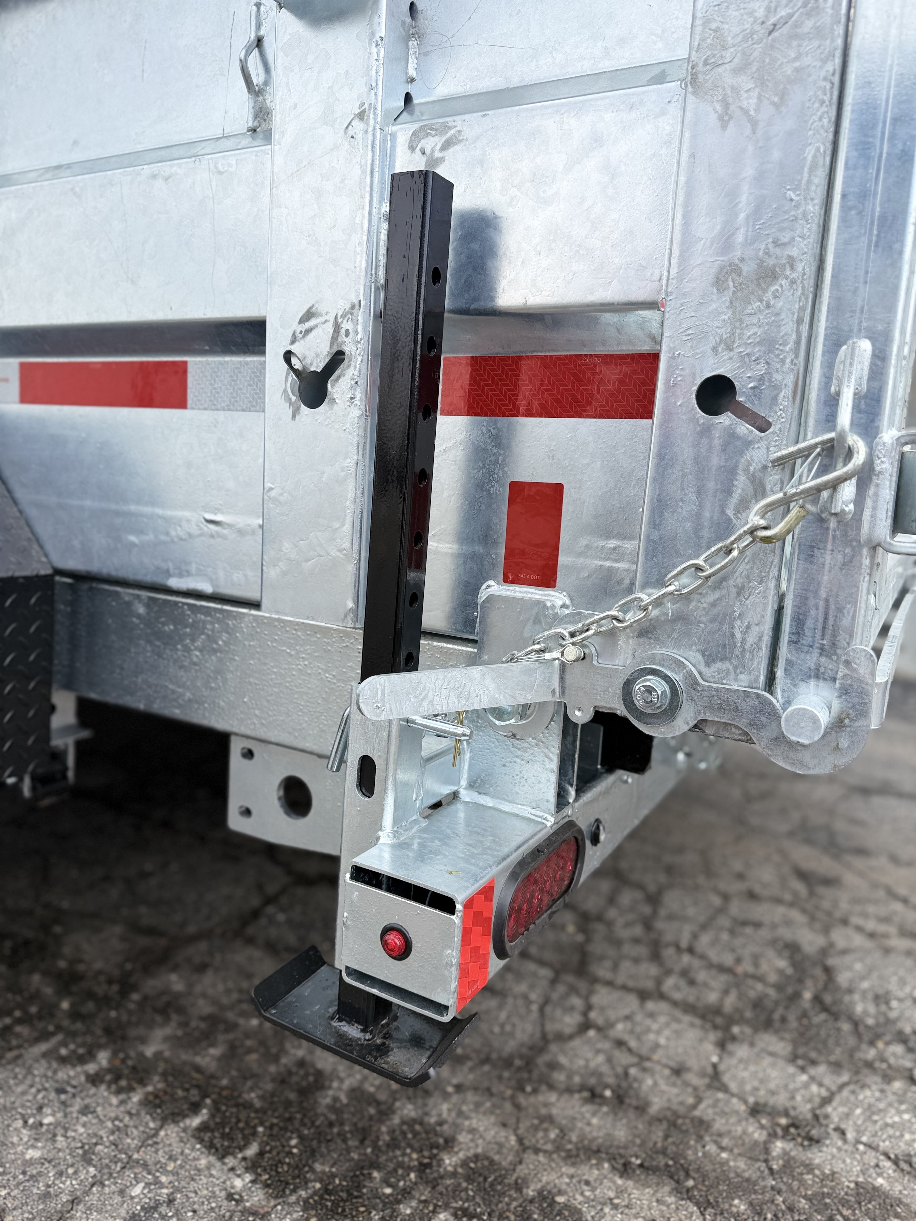 2026 Legend Trailers 7x14 Galvanized Tandem Axle Dump Trailer Utility Trailer