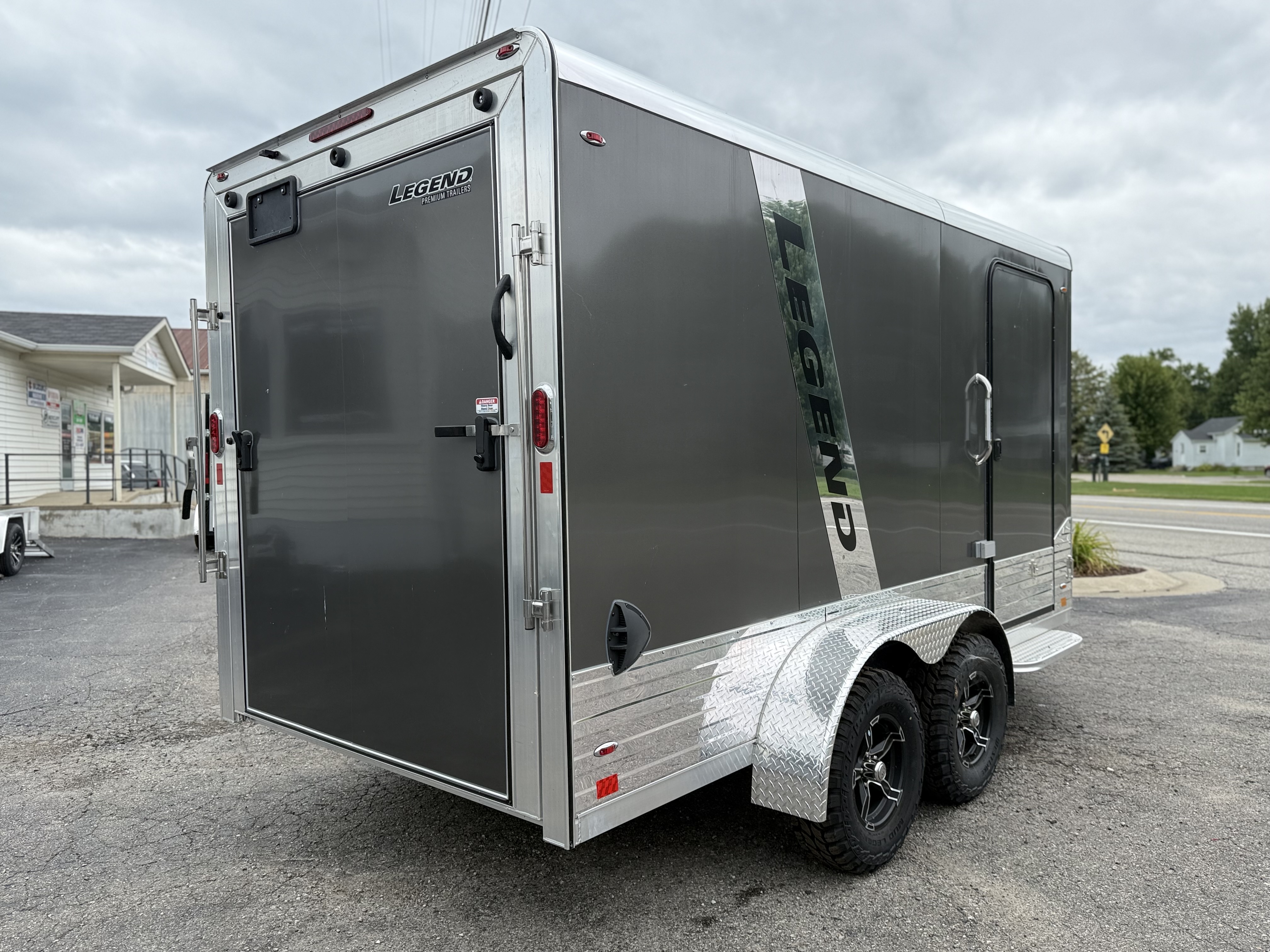 2026 Legend Trailers 7x17 Deluxe V-Nose Tandem Axle Enclosed Cargo Trailer Cargo Trailer
