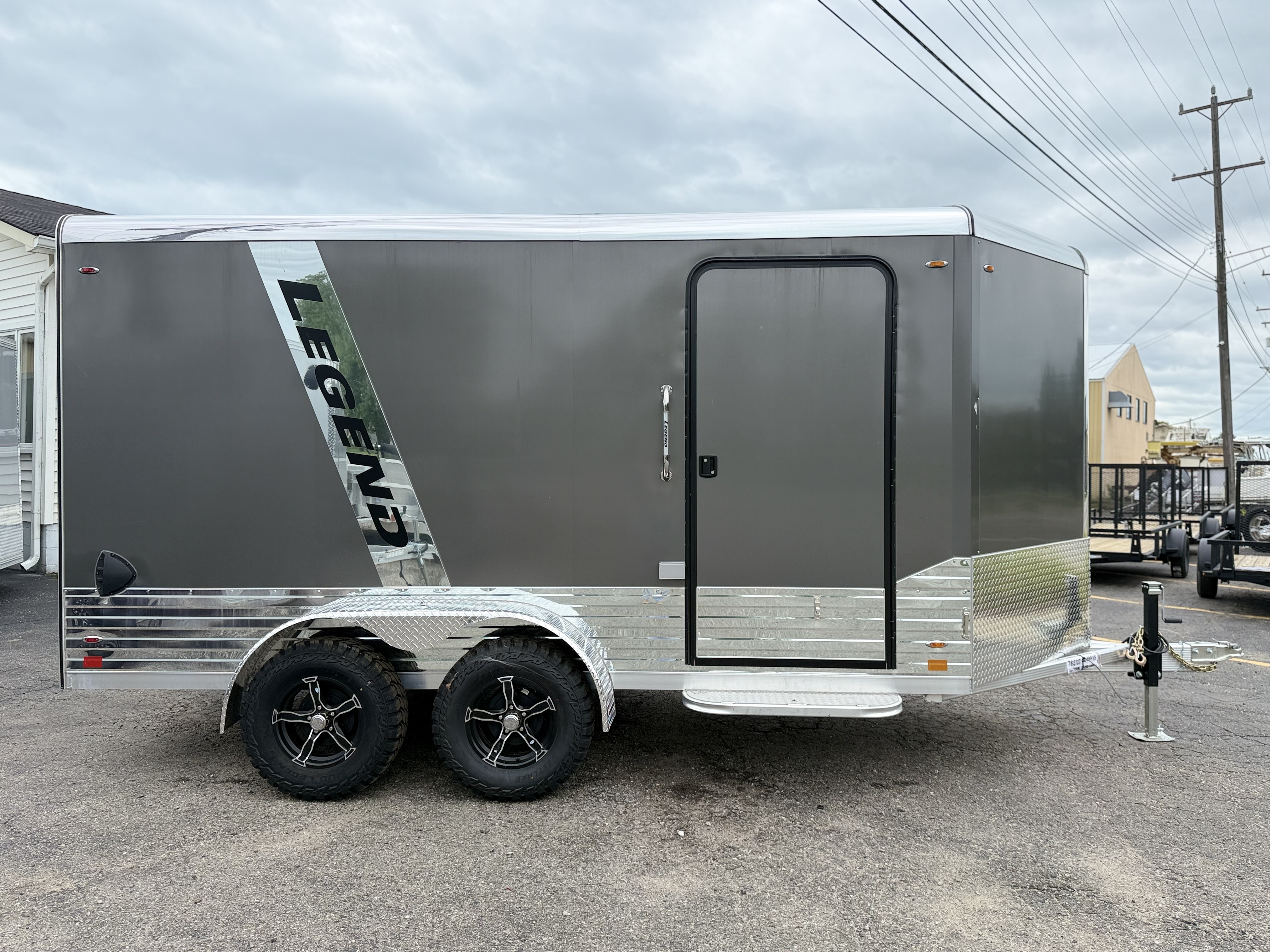 2026 Legend Trailers 7x17 Deluxe V-Nose Tandem Axle Enclosed Cargo Trailer Cargo Trailer